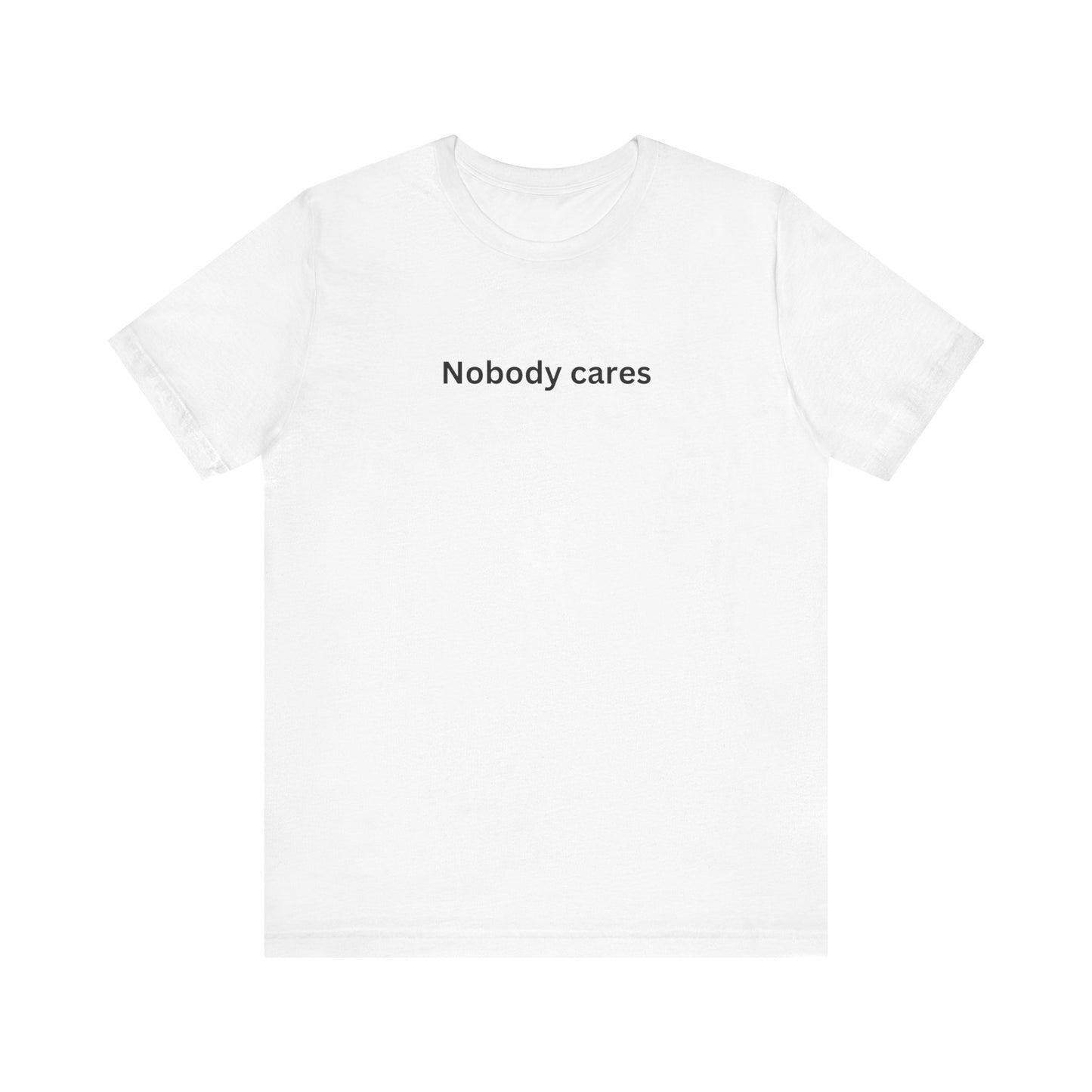 Nobody Cares Unisex Tri-Blend Crew Tee