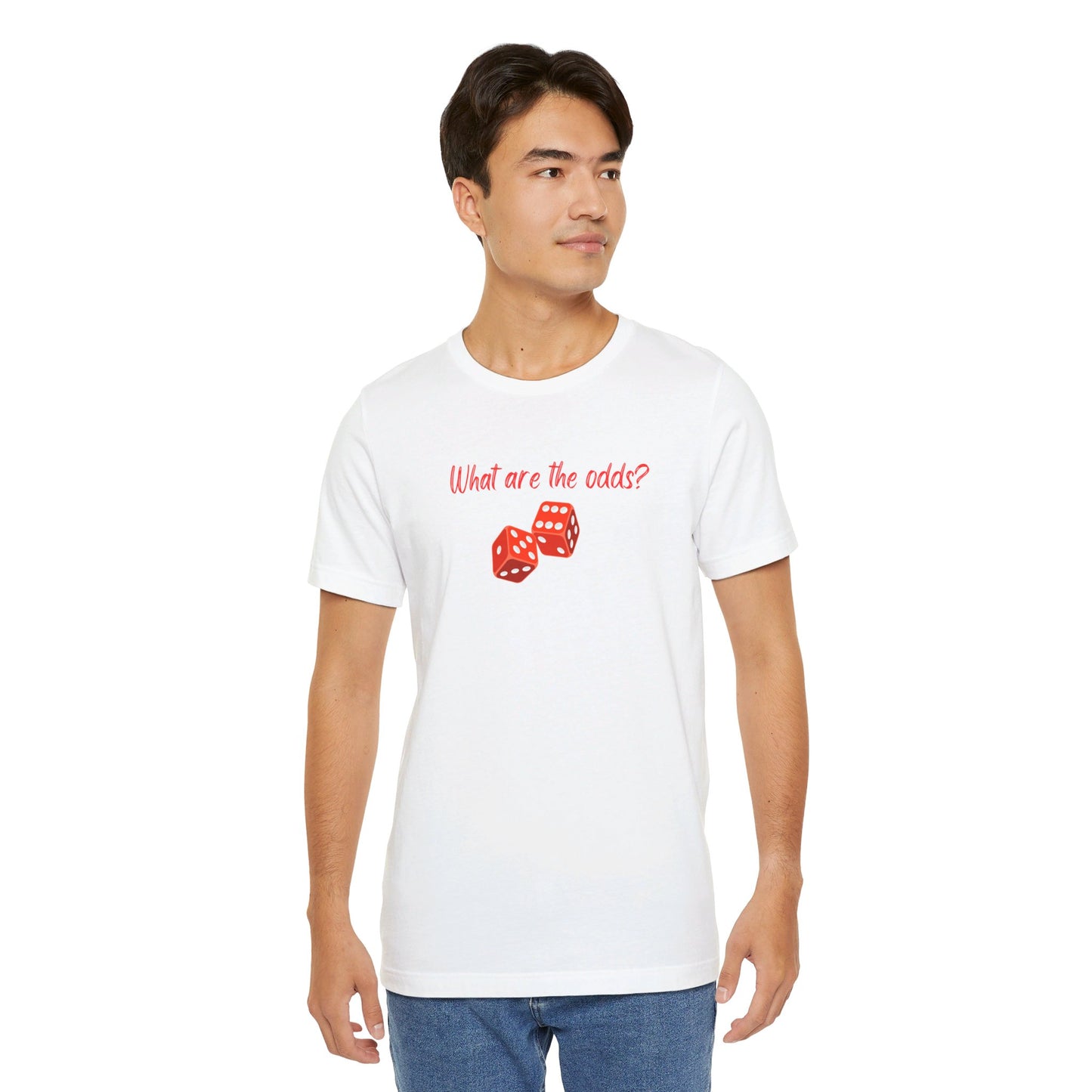 What are the Odds with Dice Unisex Tri-Blend Crew Tee