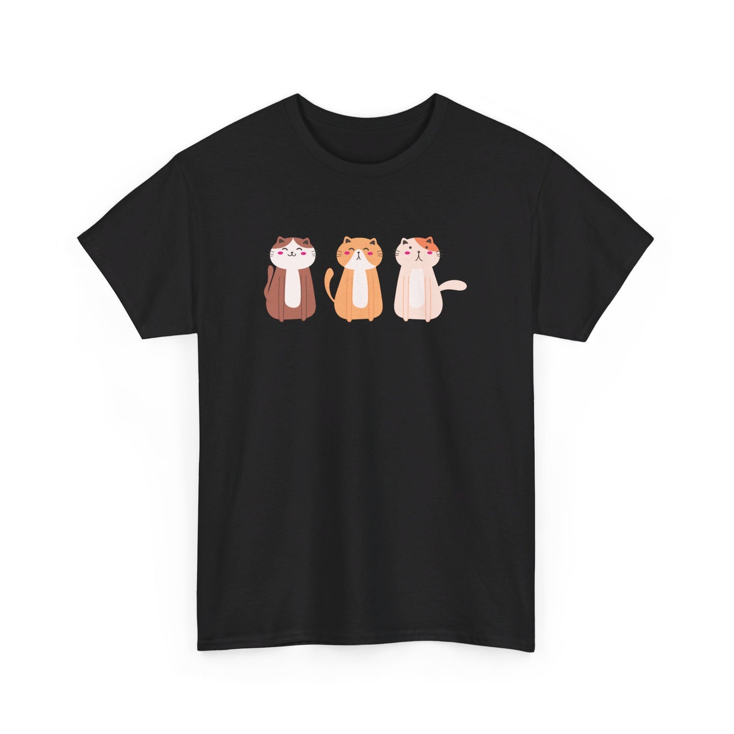 Three Kitties Unisex Heavy Cotton Tee