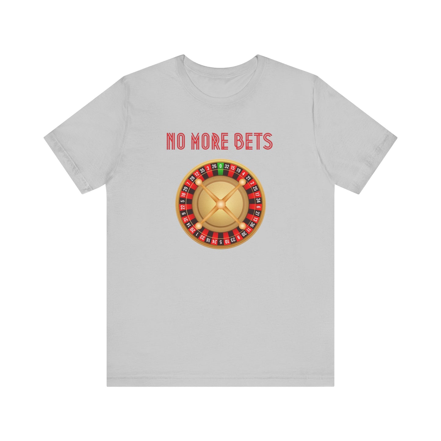 No More Bets Roulette Wheel Unisex Tri-Blend Crew Tee