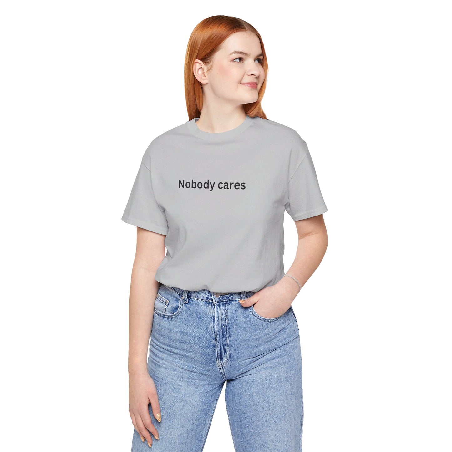 Nobody Cares Unisex Tri-Blend Crew Tee