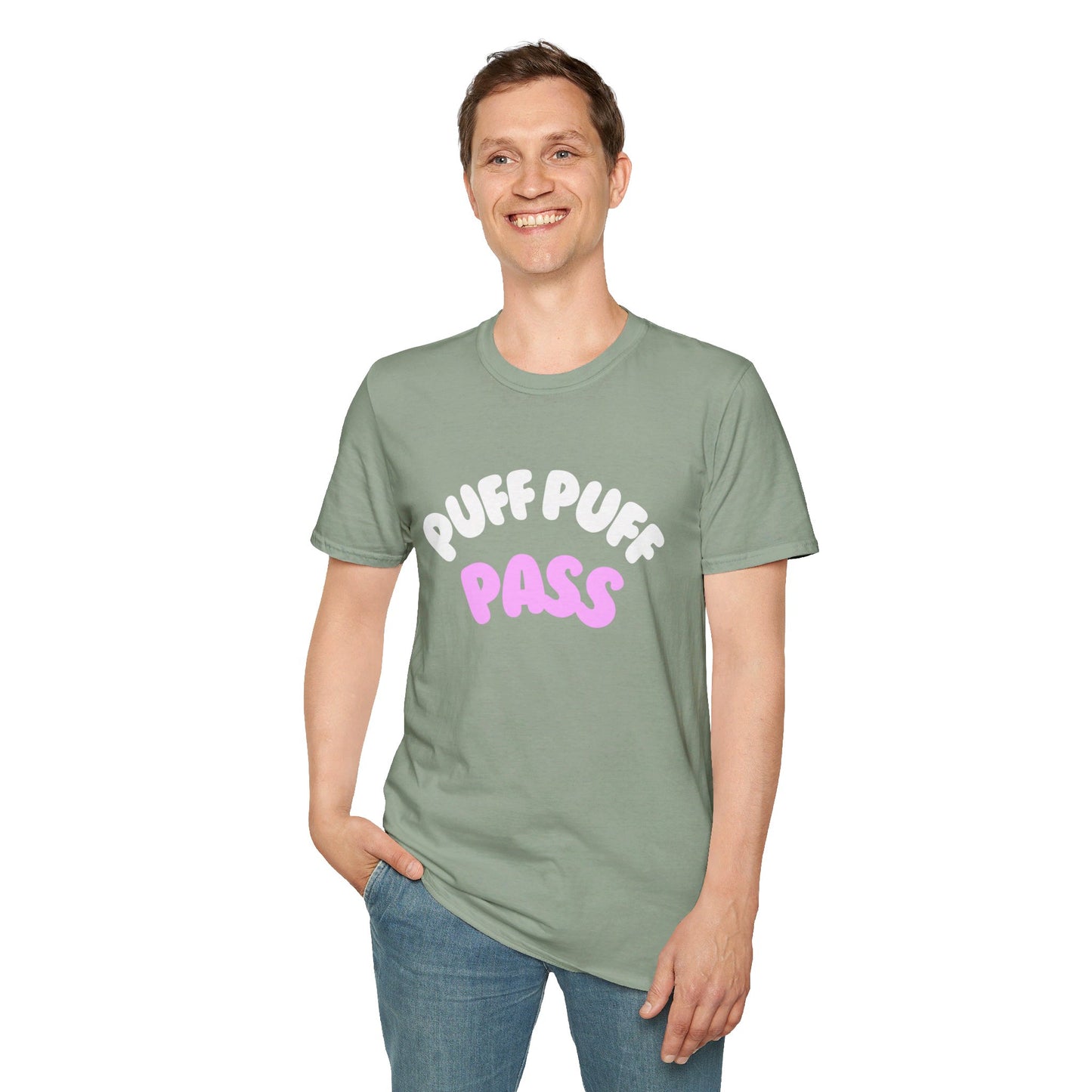 Puff Puff Pass Unisex Softstyle T-Shirt