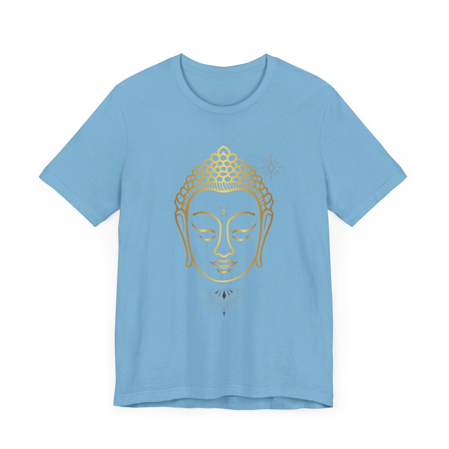 Buddha Head Unisex Jersey Short Sleeve Tee