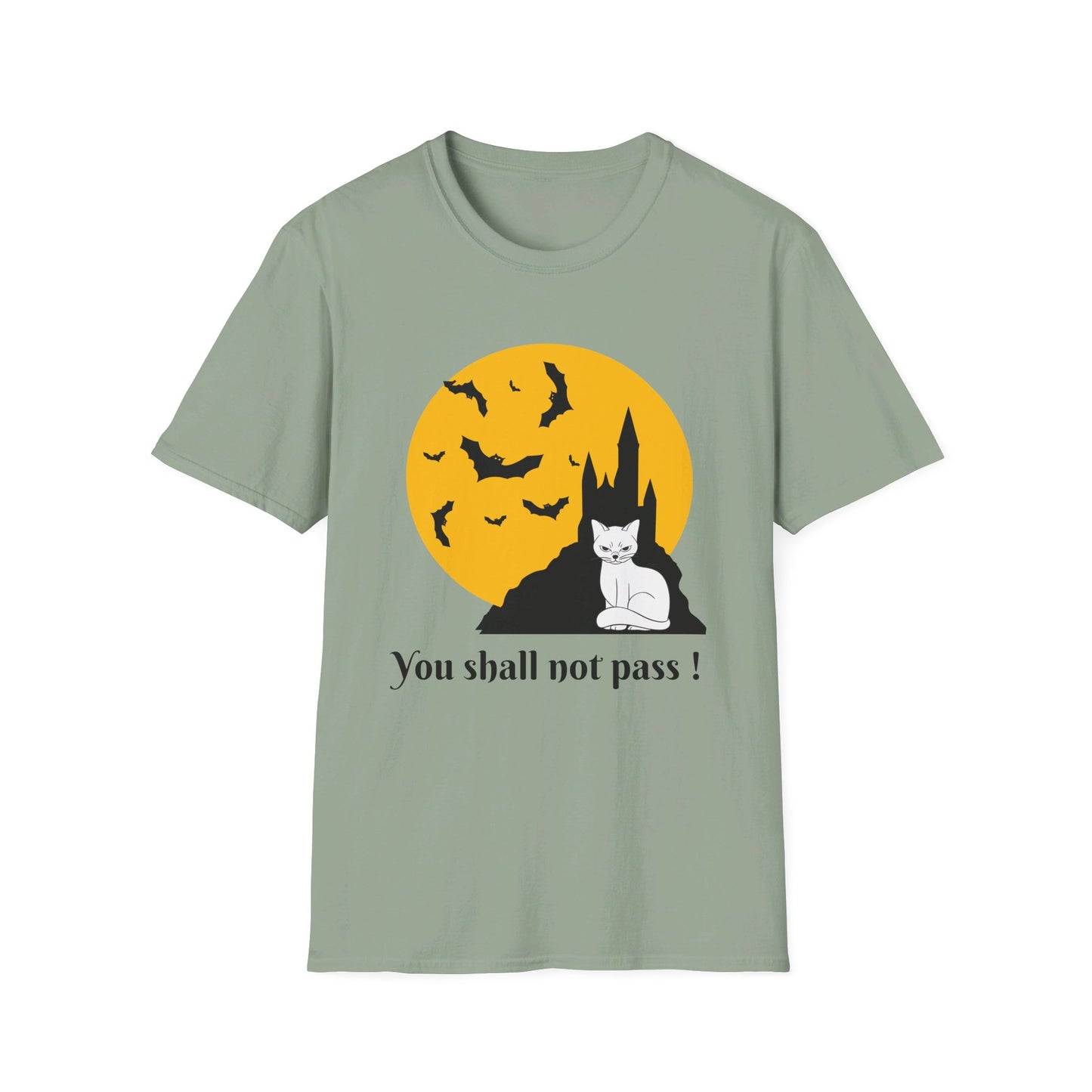 Cat You Shall Not Pass Unisex Softstyle T-Shirt