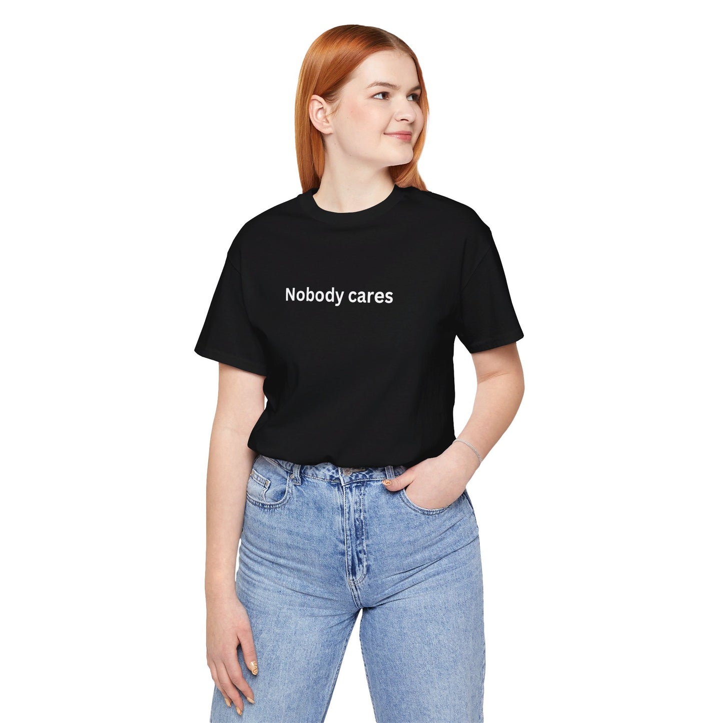 Nobody Cares Unisex Tri-Blend Crew Tee