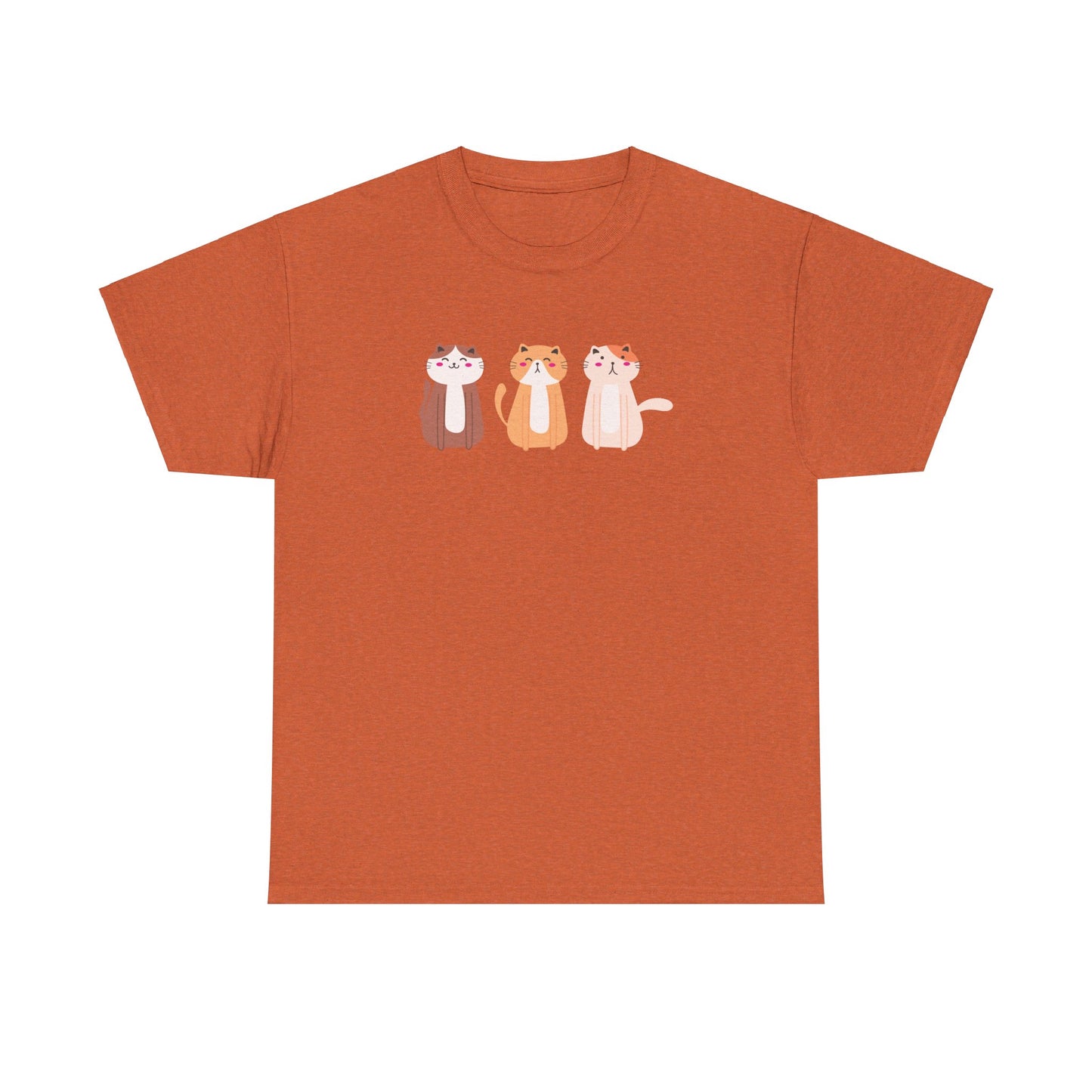Three Kitties Unisex Heavy Cotton Tee