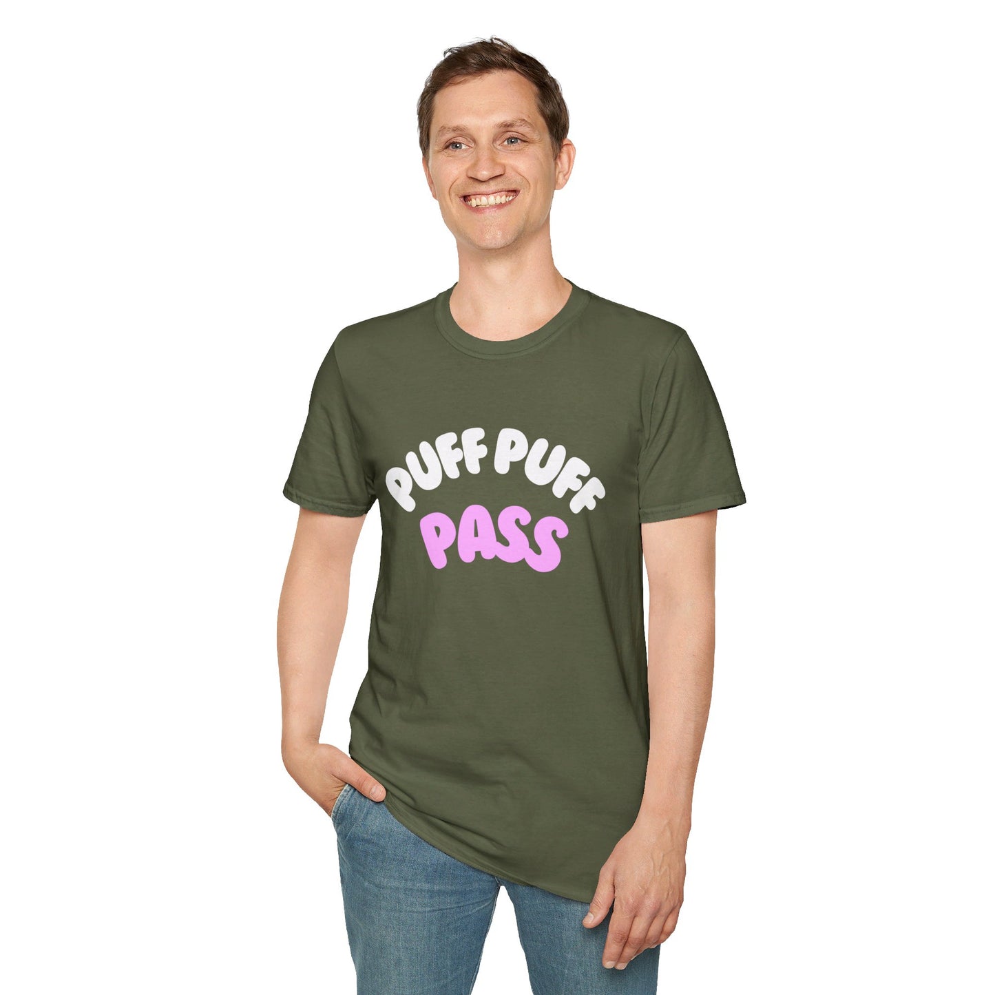 Puff Puff Pass Unisex Softstyle T-Shirt