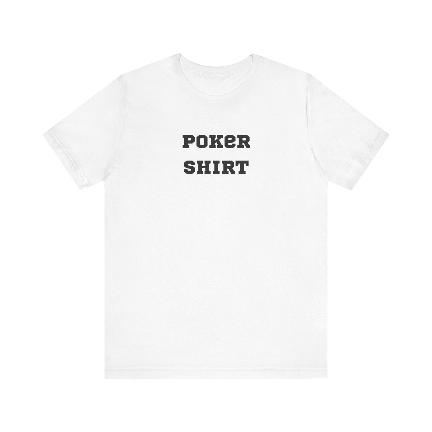 Poker Shirt Unisex Tri-Blend Crew Tee