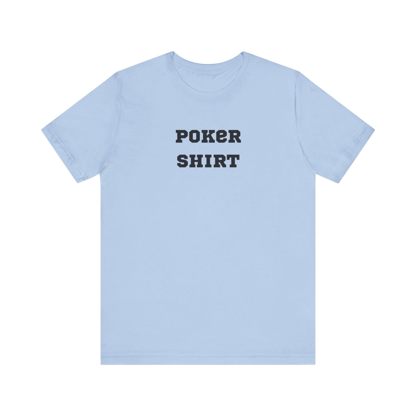 Poker Shirt Unisex Tri-Blend Crew Tee