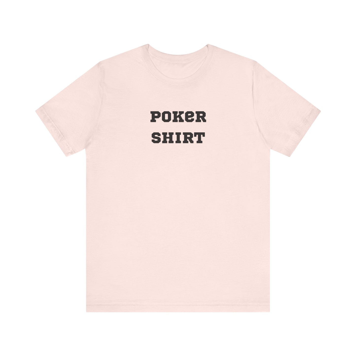 Poker Shirt Unisex Tri-Blend Crew Tee