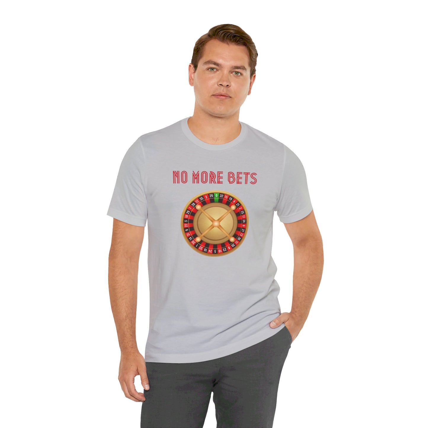 No More Bets Roulette Wheel Unisex Tri-Blend Crew Tee
