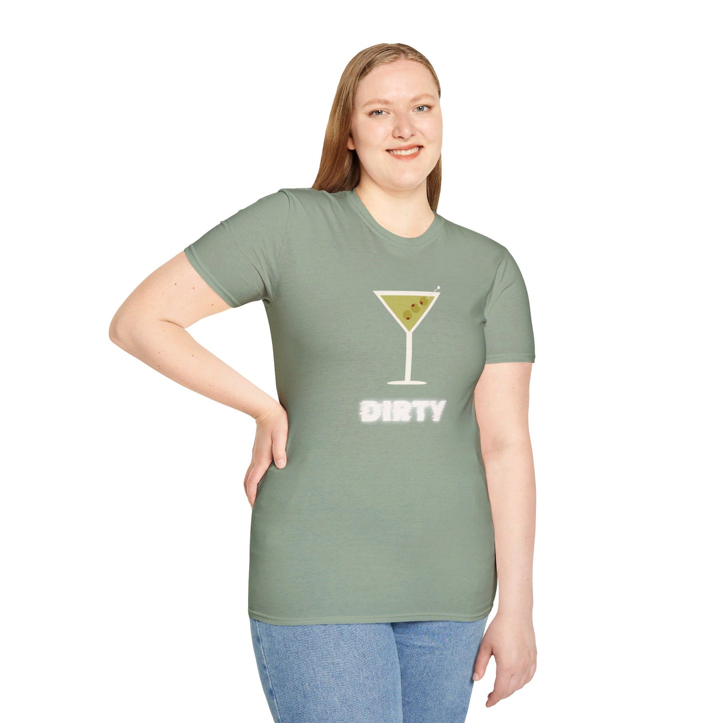 Dirty Martini Glass Unisex Softstyle T-Shirt