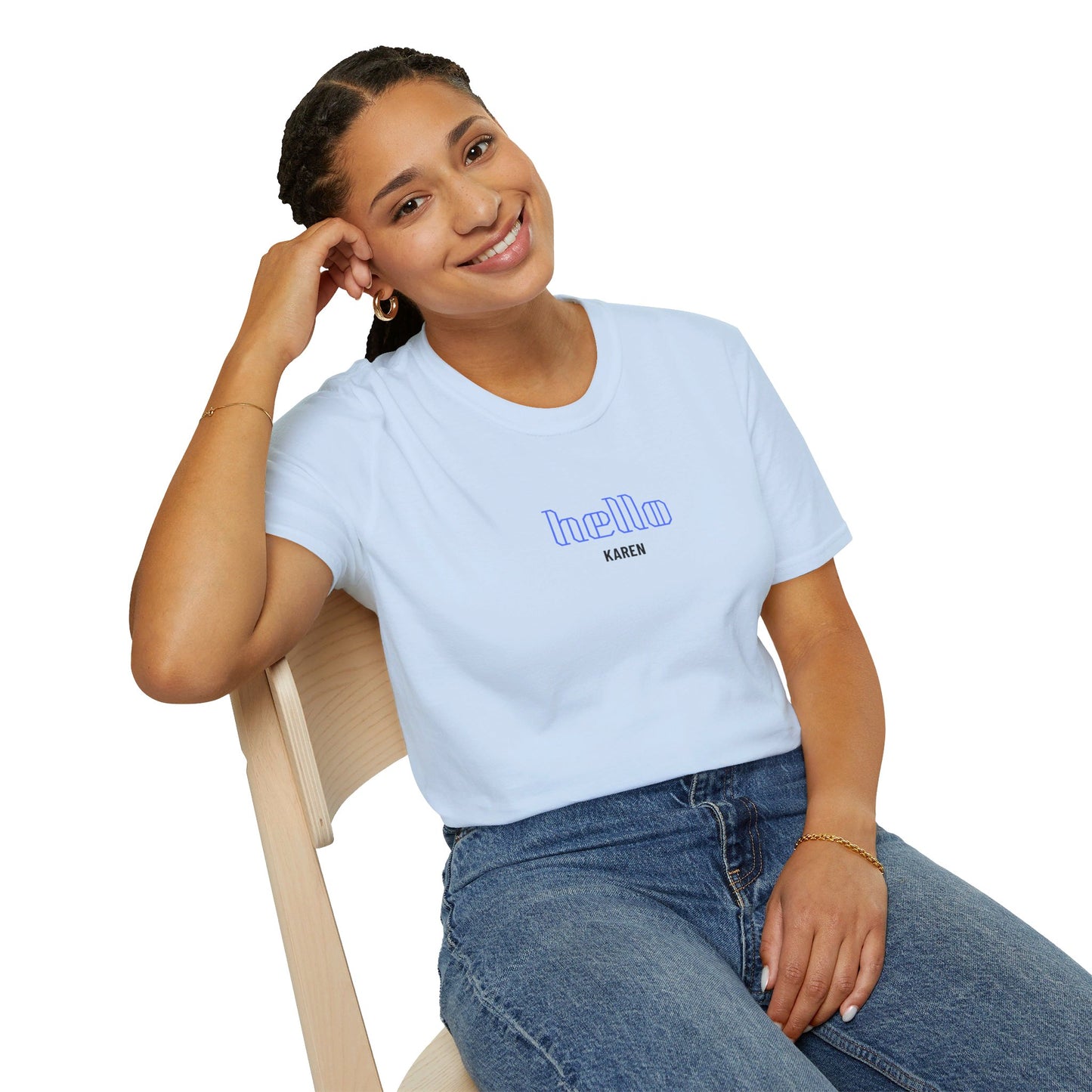 Hello Karen Unisex Softstyle T-Shirt