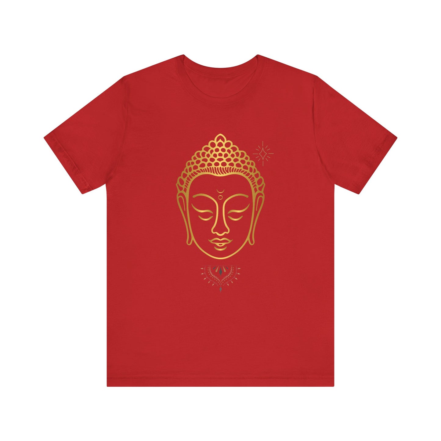 Buddha Head Unisex Jersey Short Sleeve Tee