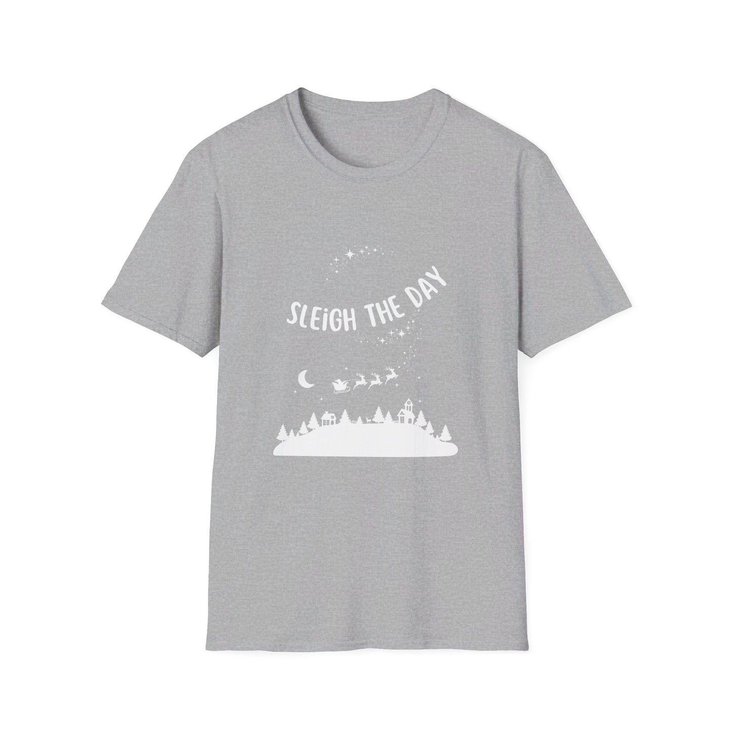 Christmas Sleigh the Day Unisex Softstyle T-Shirt