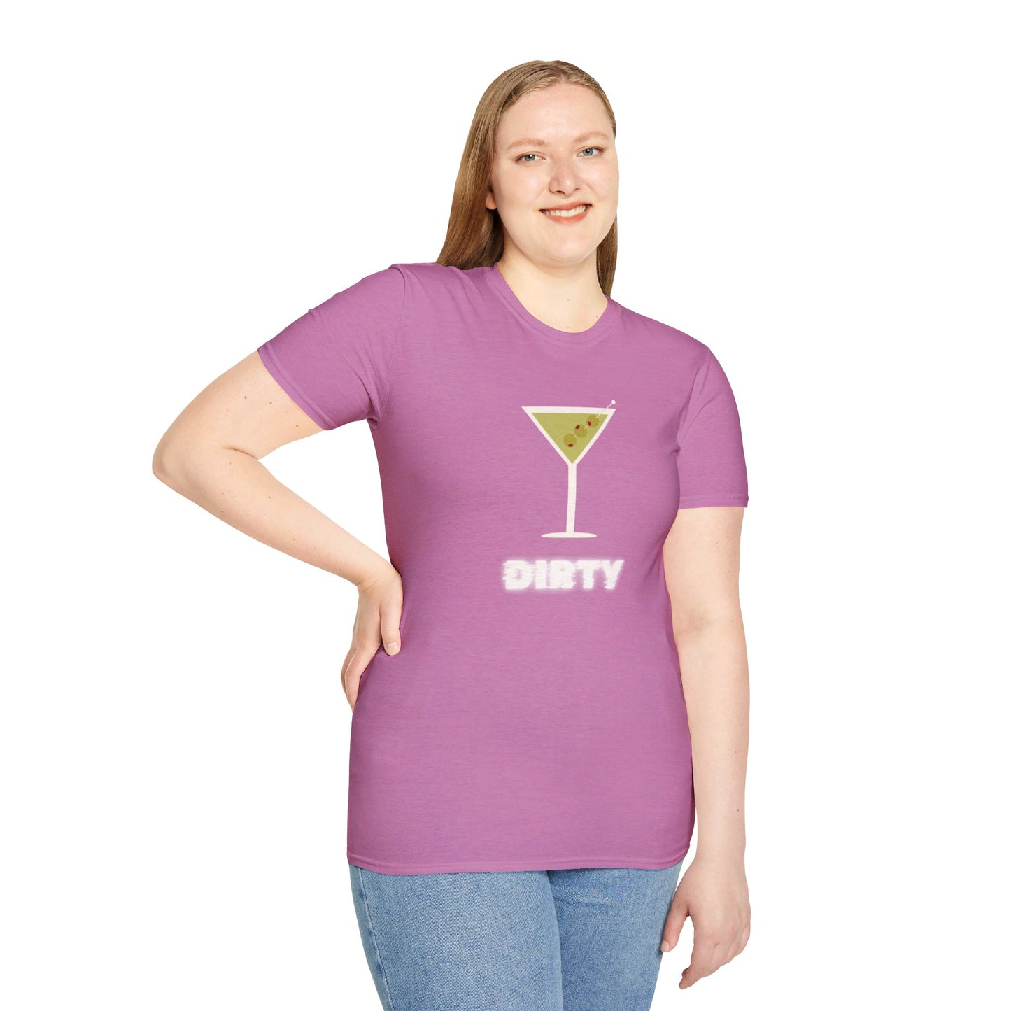 Dirty Martini Glass Unisex Softstyle T-Shirt
