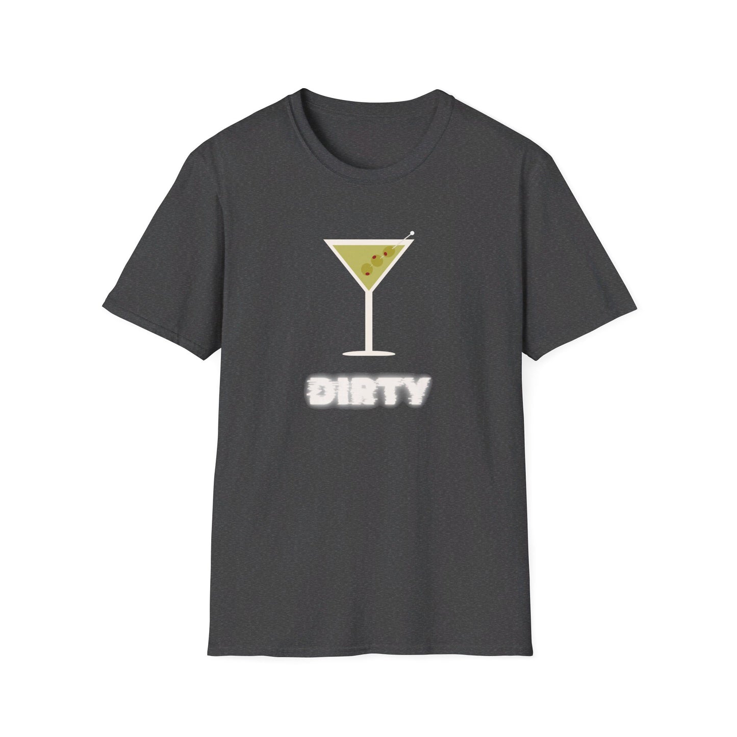 Dirty Martini Glass Unisex Softstyle T-Shirt