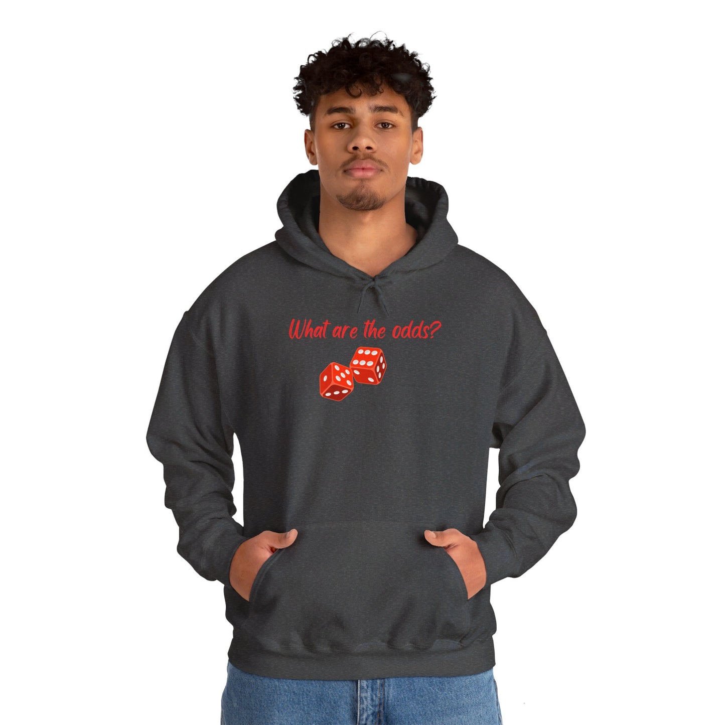What are the Odds with Dice Unisex Heavy Blend™ Hooded Sweatshirt
