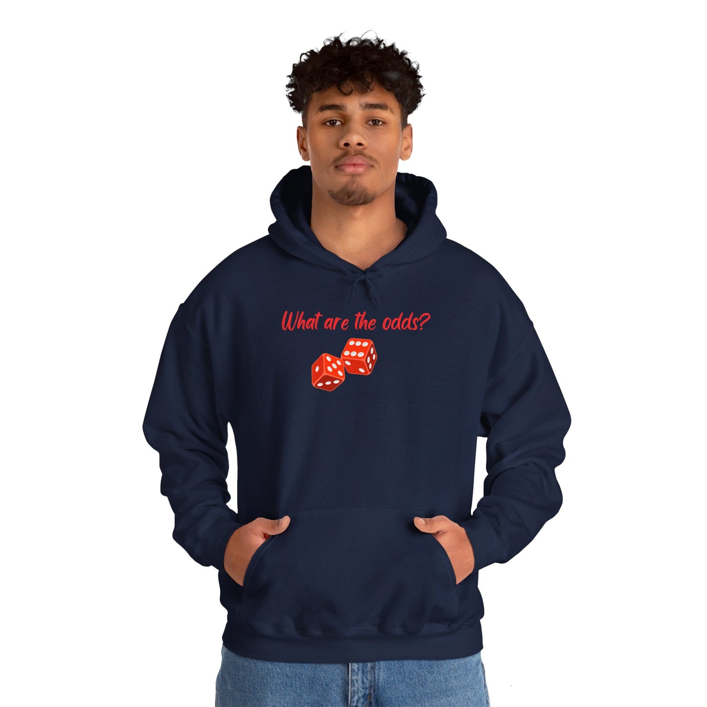 What are the Odds with Dice Unisex Heavy Blend™ Hooded Sweatshirt