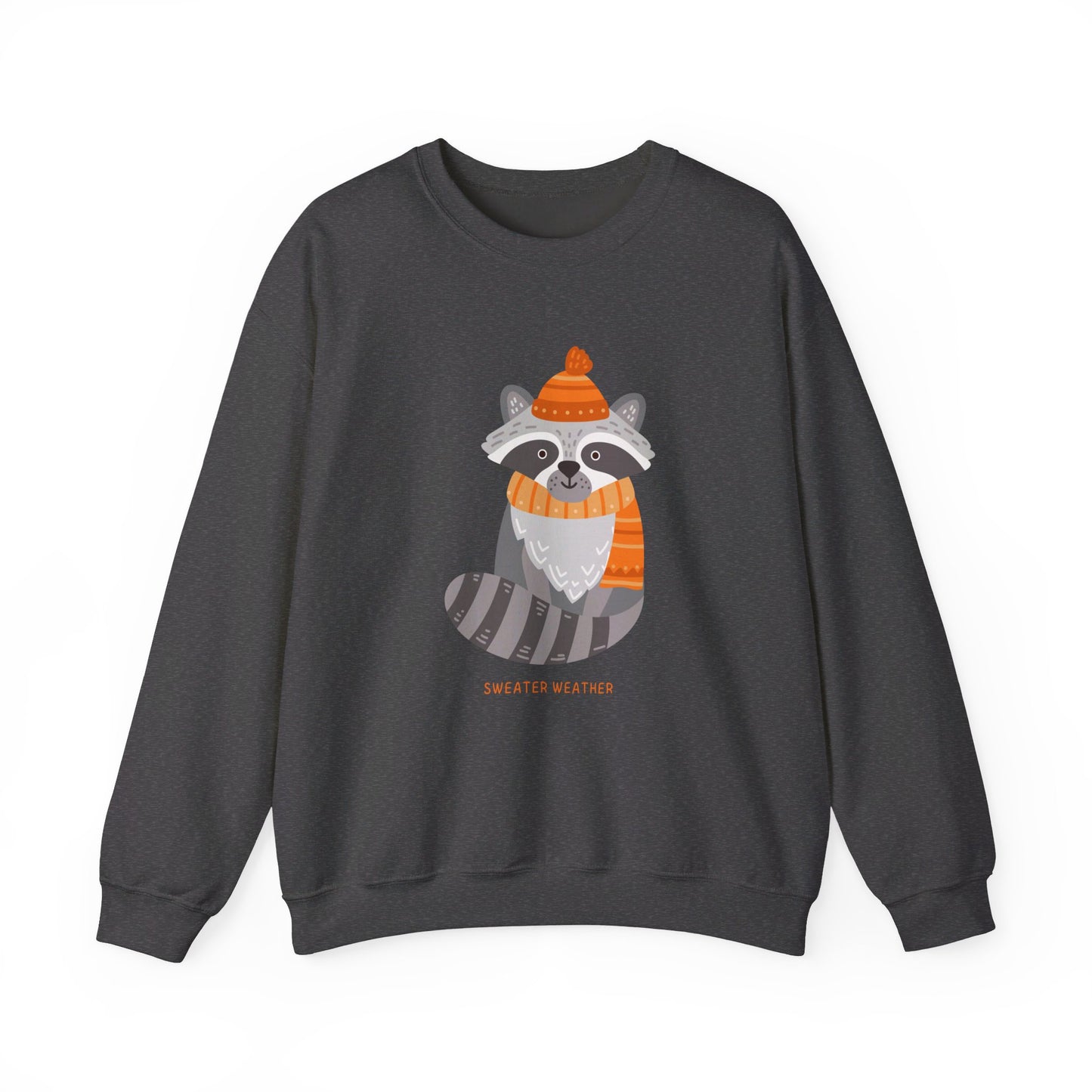 Sweater Weather Raccoon Unisex Heavy Blend™ Crewneck Sweatshirt