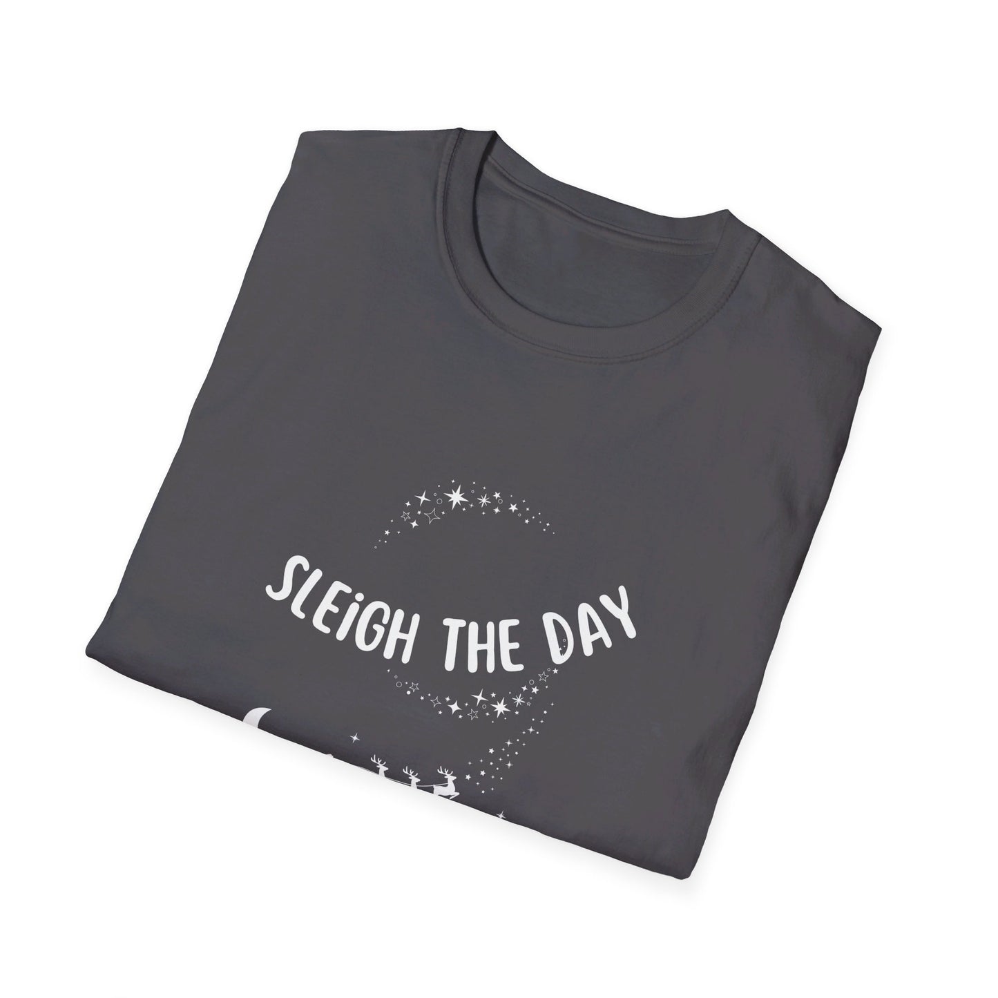 Christmas Sleigh the Day Unisex Softstyle T-Shirt