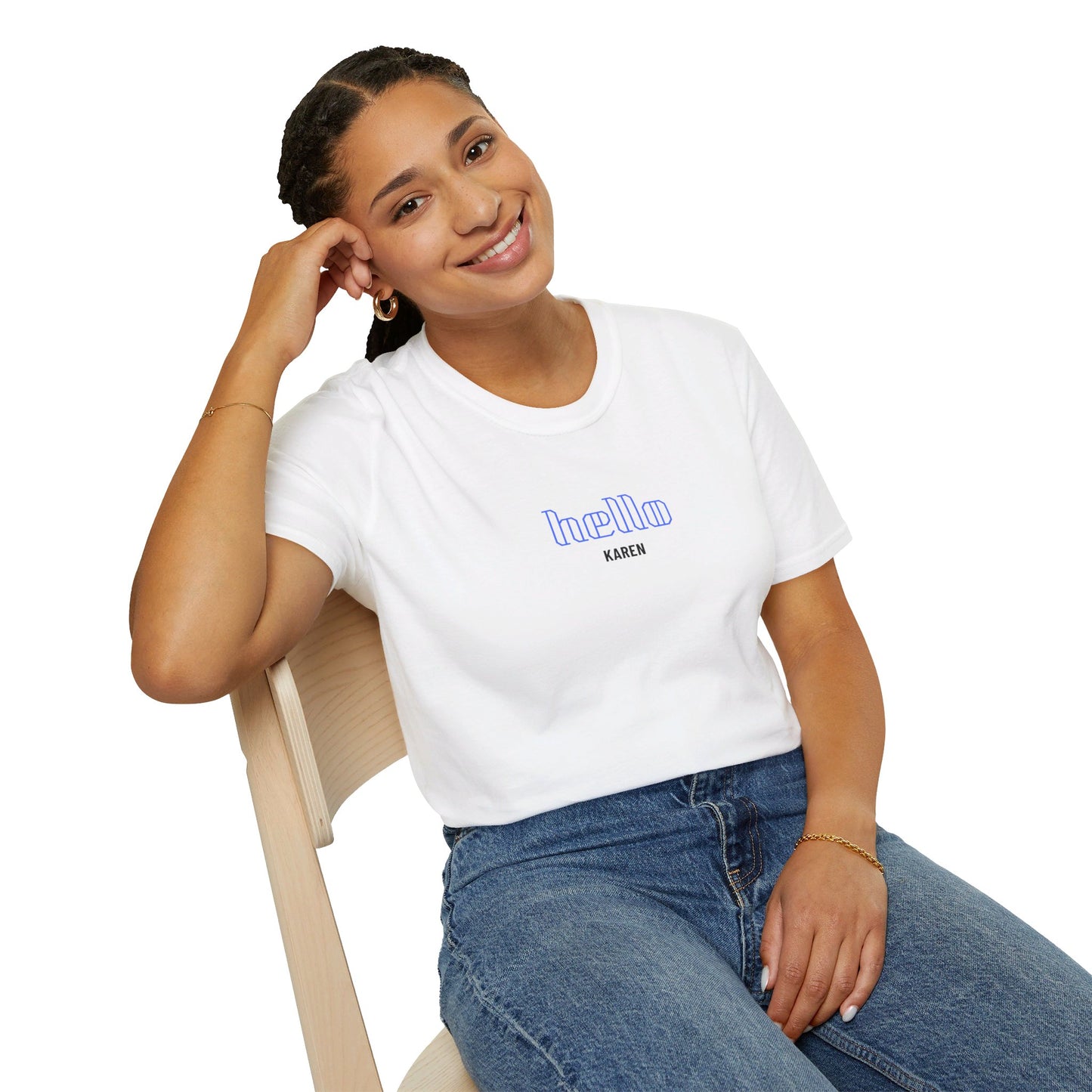 Hello Karen Unisex Softstyle T-Shirt