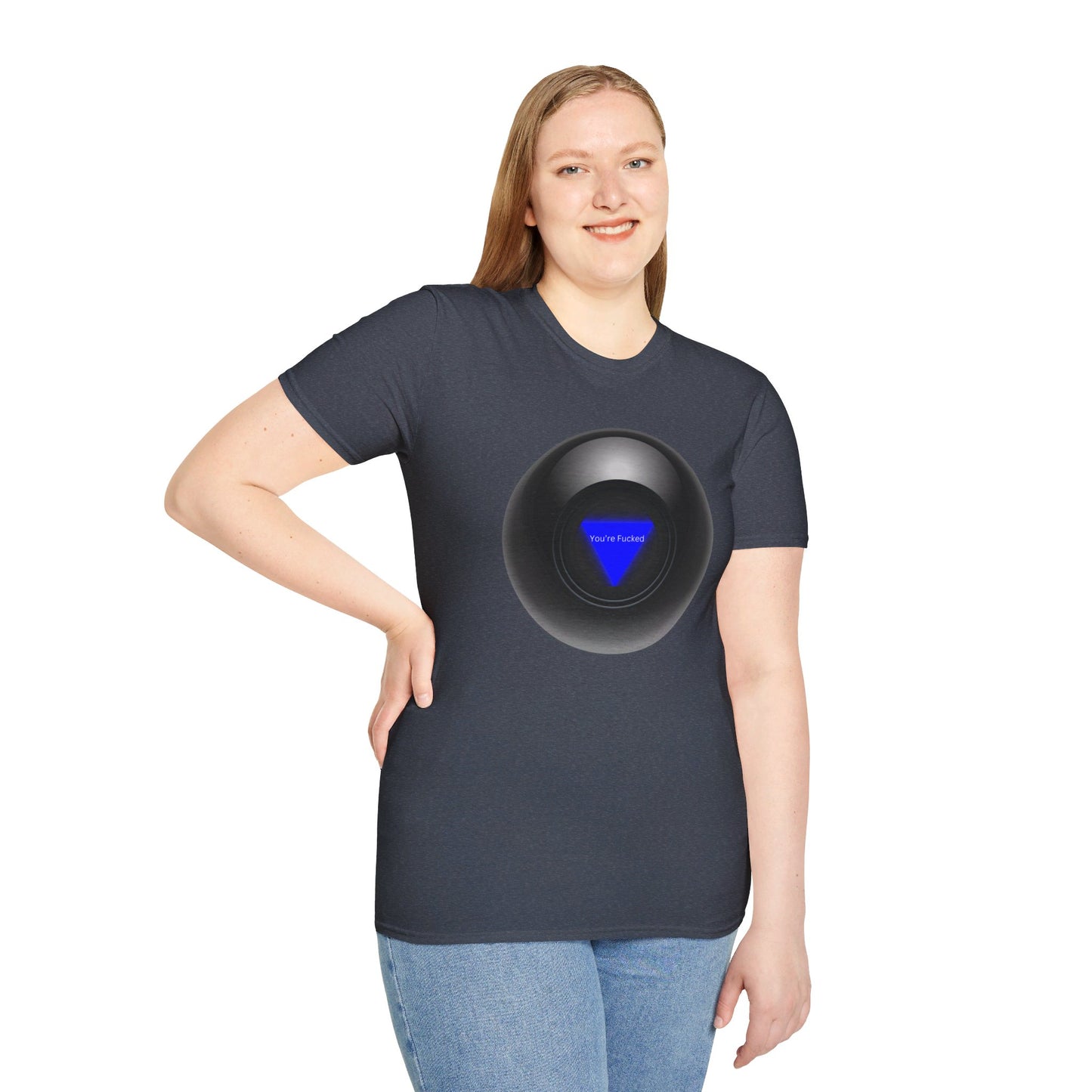 Bad Luck Ball You are F'd Unisex Softstyle T-Shirt