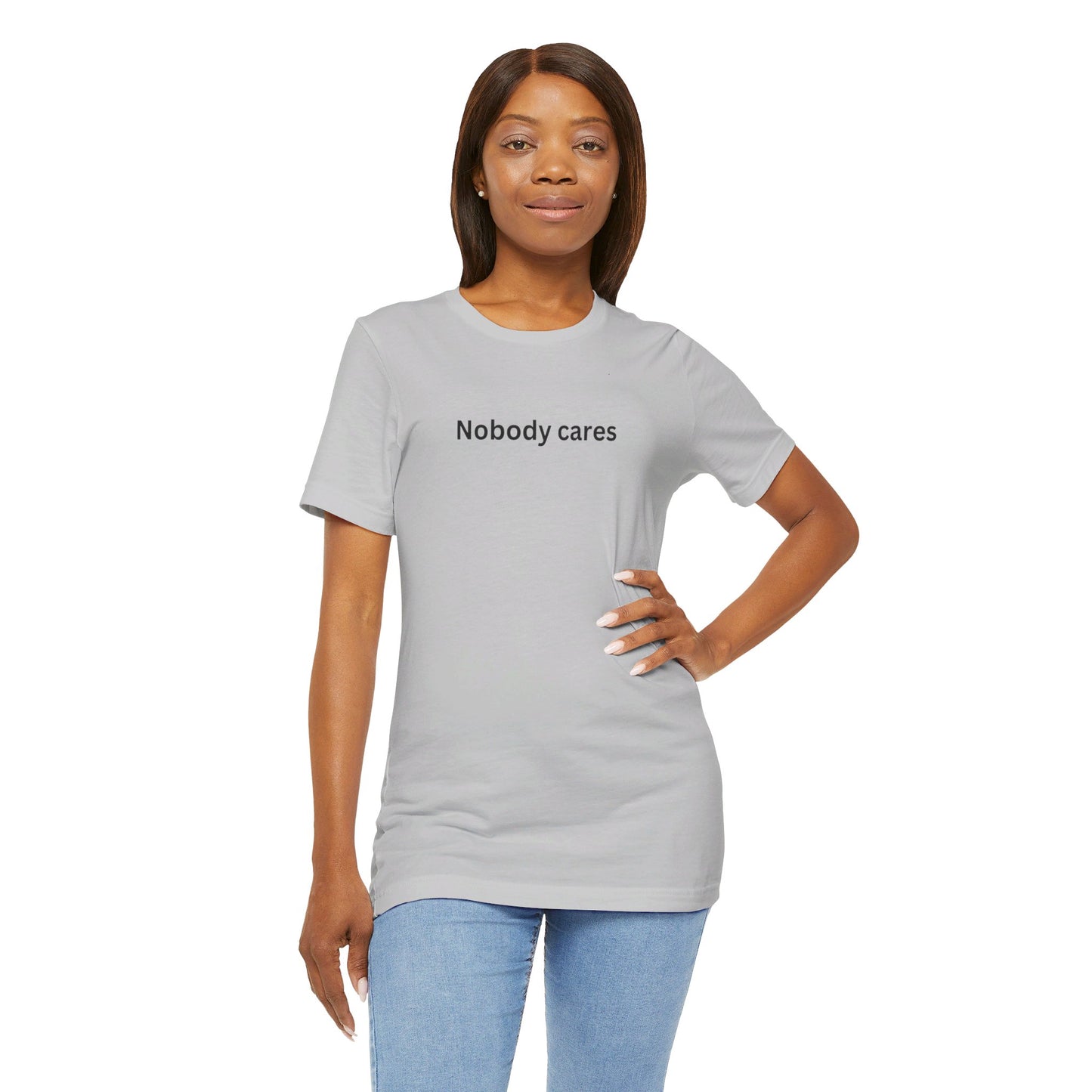 Nobody Cares Unisex Tri-Blend Crew Tee