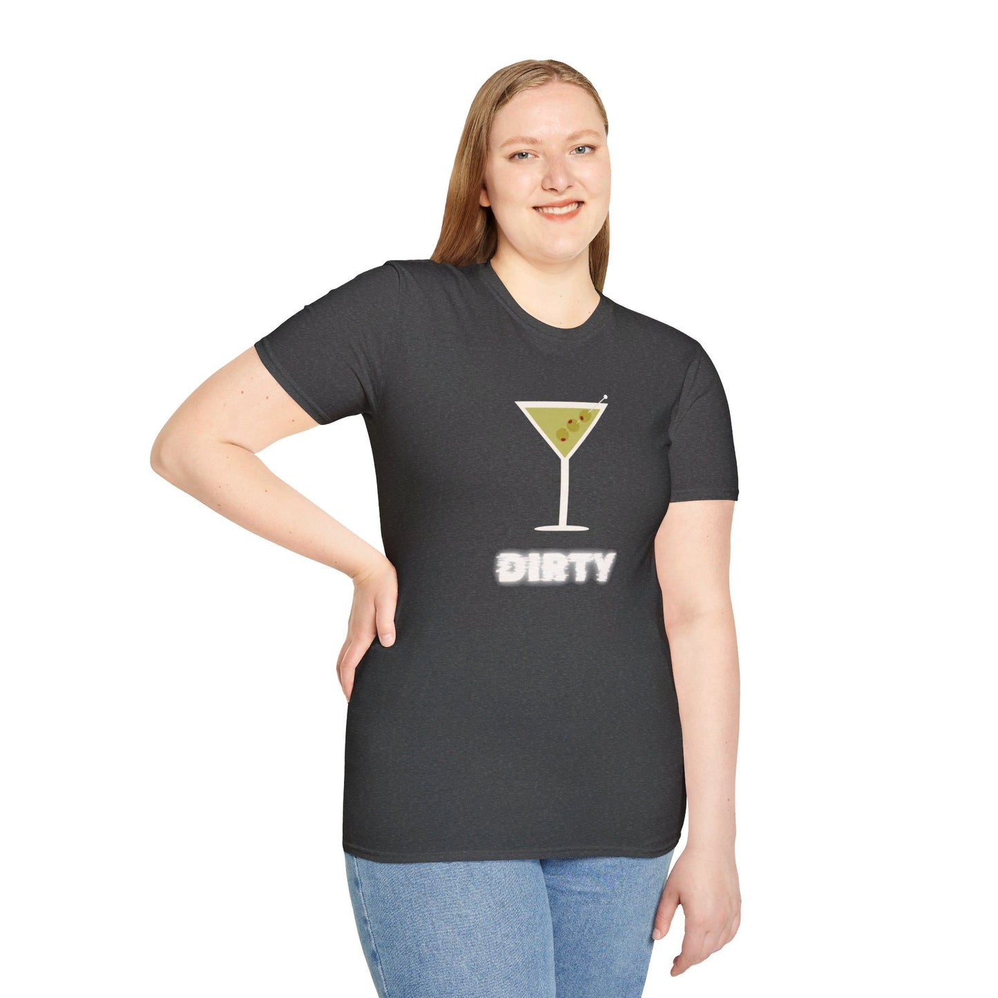 Dirty Martini Glass Unisex Softstyle T-Shirt