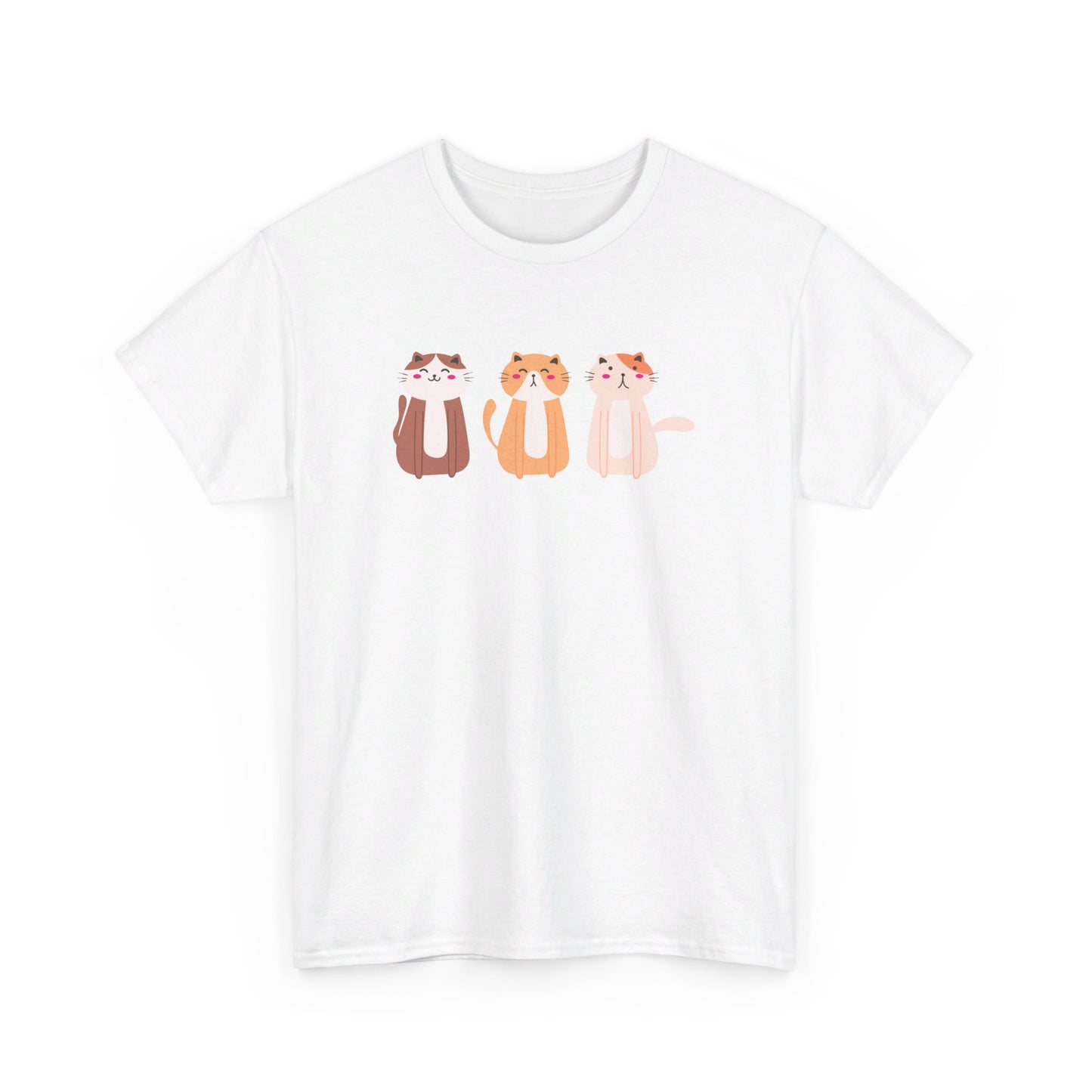 Three Kitties Unisex Heavy Cotton Tee