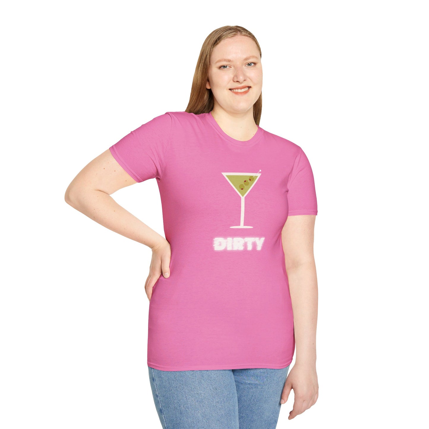 Dirty Martini Glass Unisex Softstyle T-Shirt