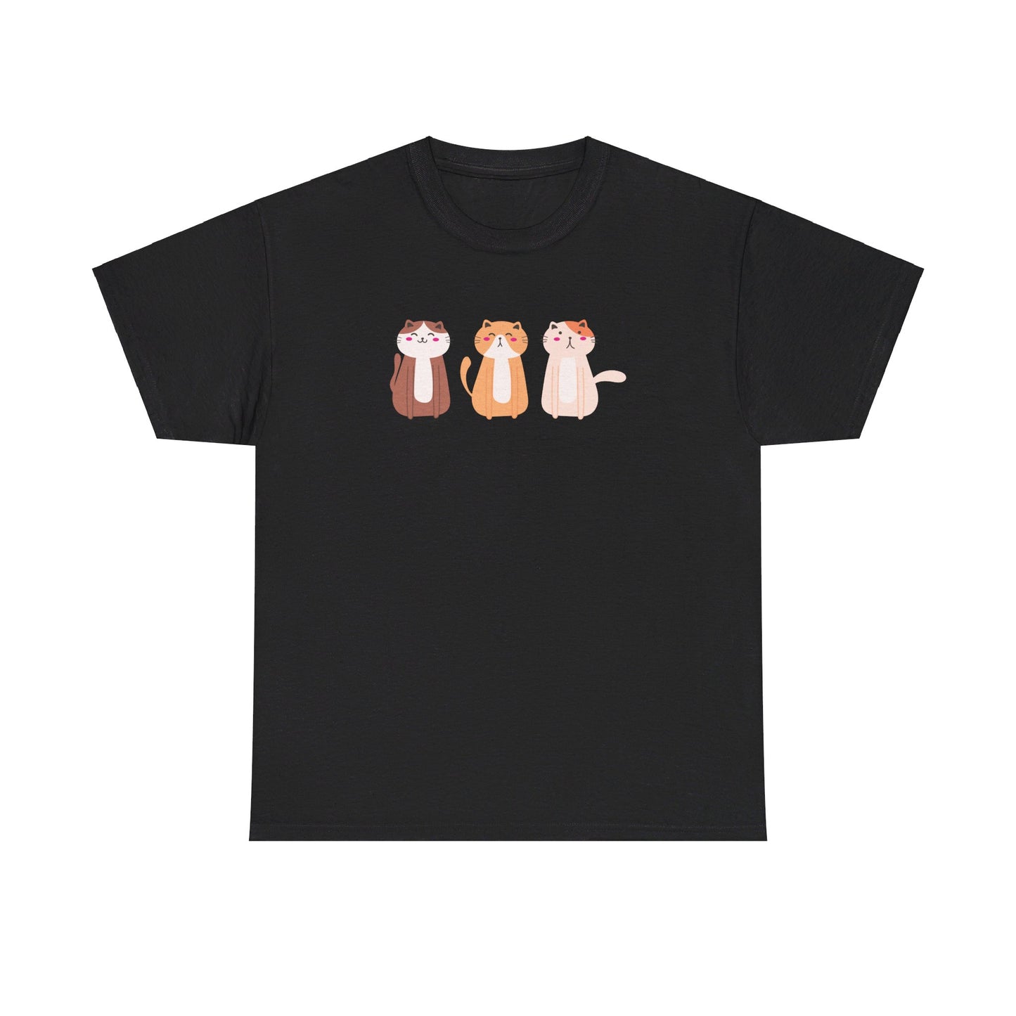 Three Kitties Unisex Heavy Cotton Tee
