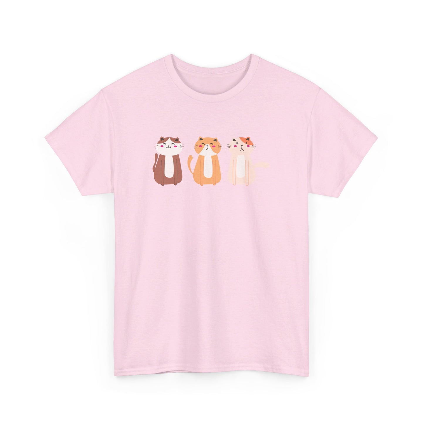 Three Kitties Unisex Heavy Cotton Tee