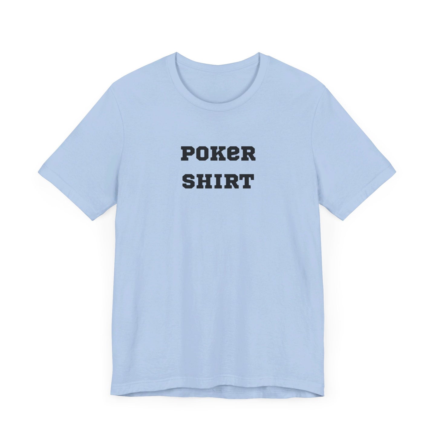 Poker Shirt Unisex Tri-Blend Crew Tee