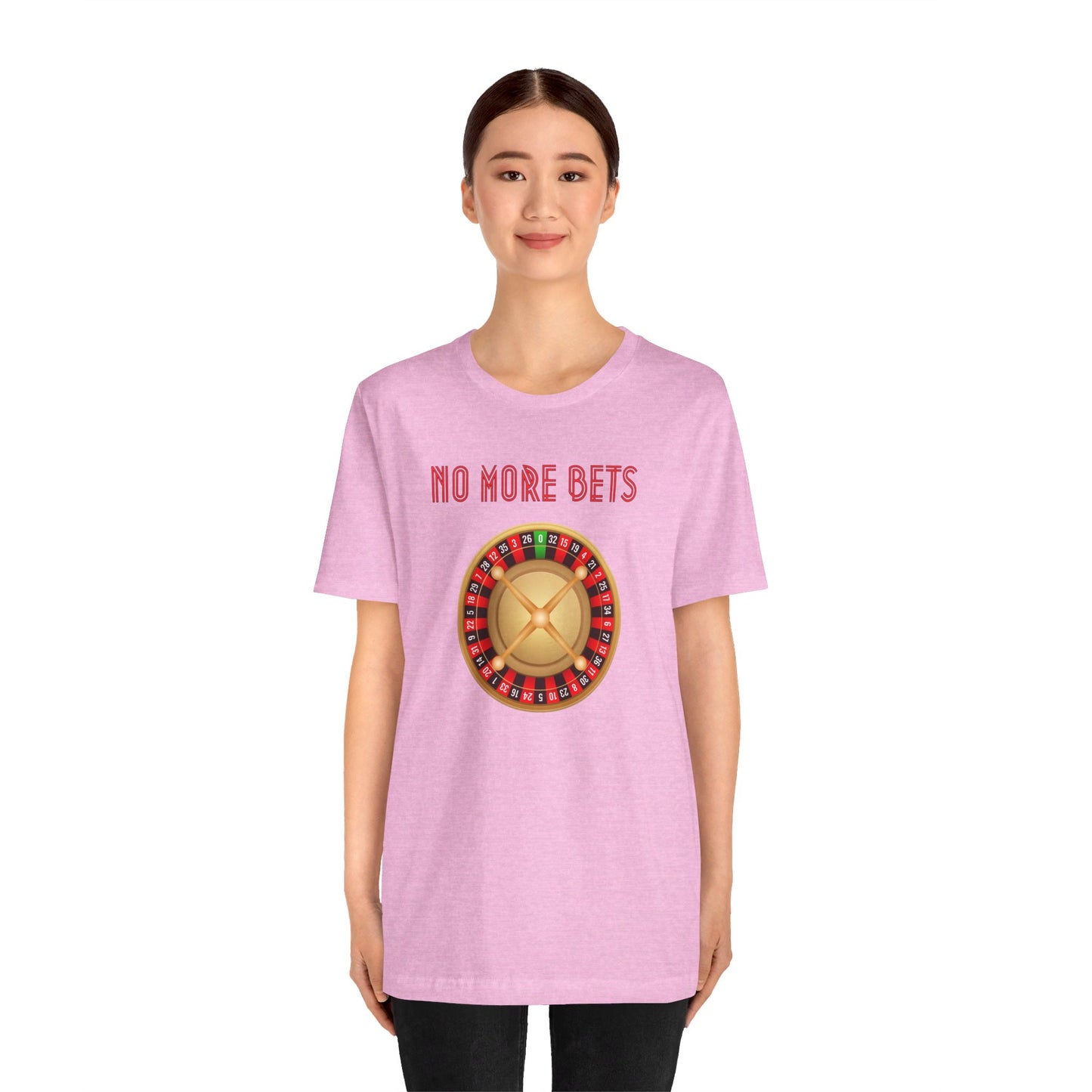 No More Bets Roulette Wheel Unisex Tri-Blend Crew Tee
