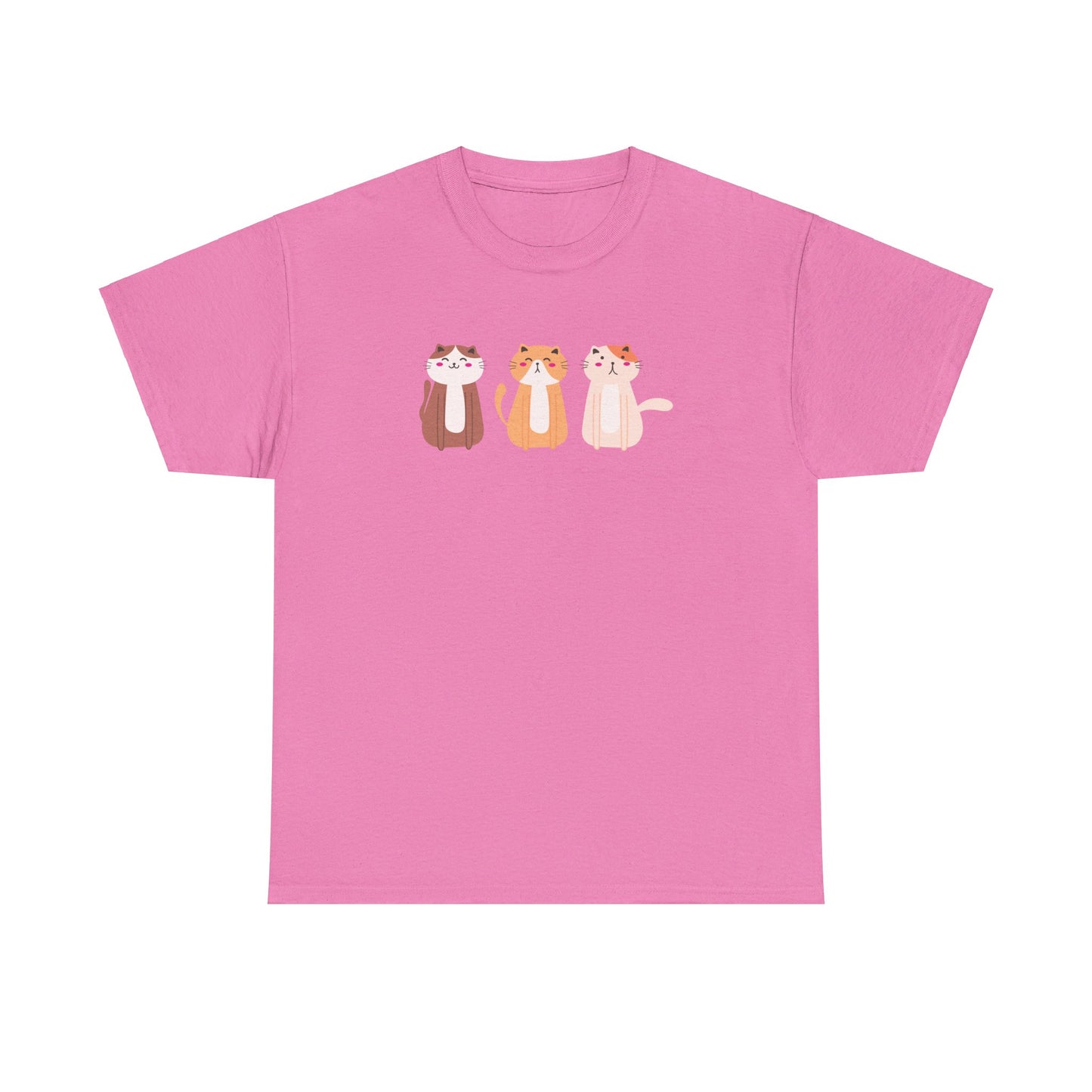 Three Kitties Unisex Heavy Cotton Tee