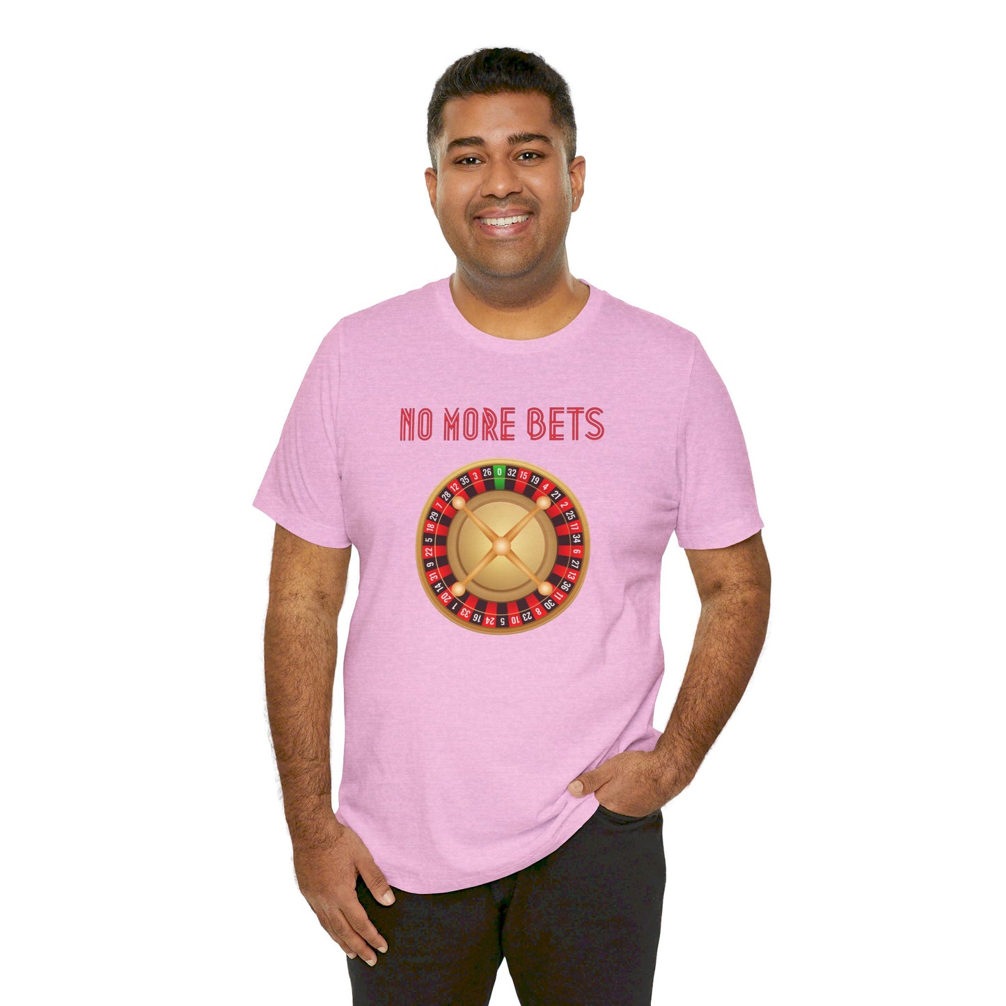 No More Bets Roulette Wheel Unisex Tri-Blend Crew Tee