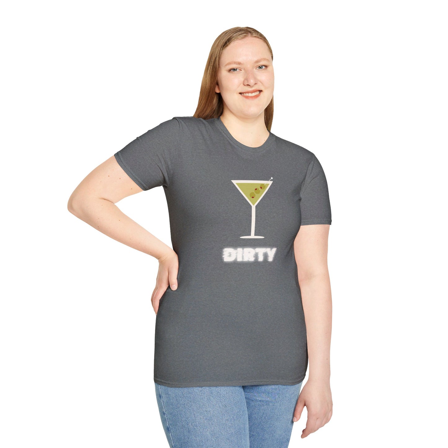 Dirty Martini Glass Unisex Softstyle T-Shirt