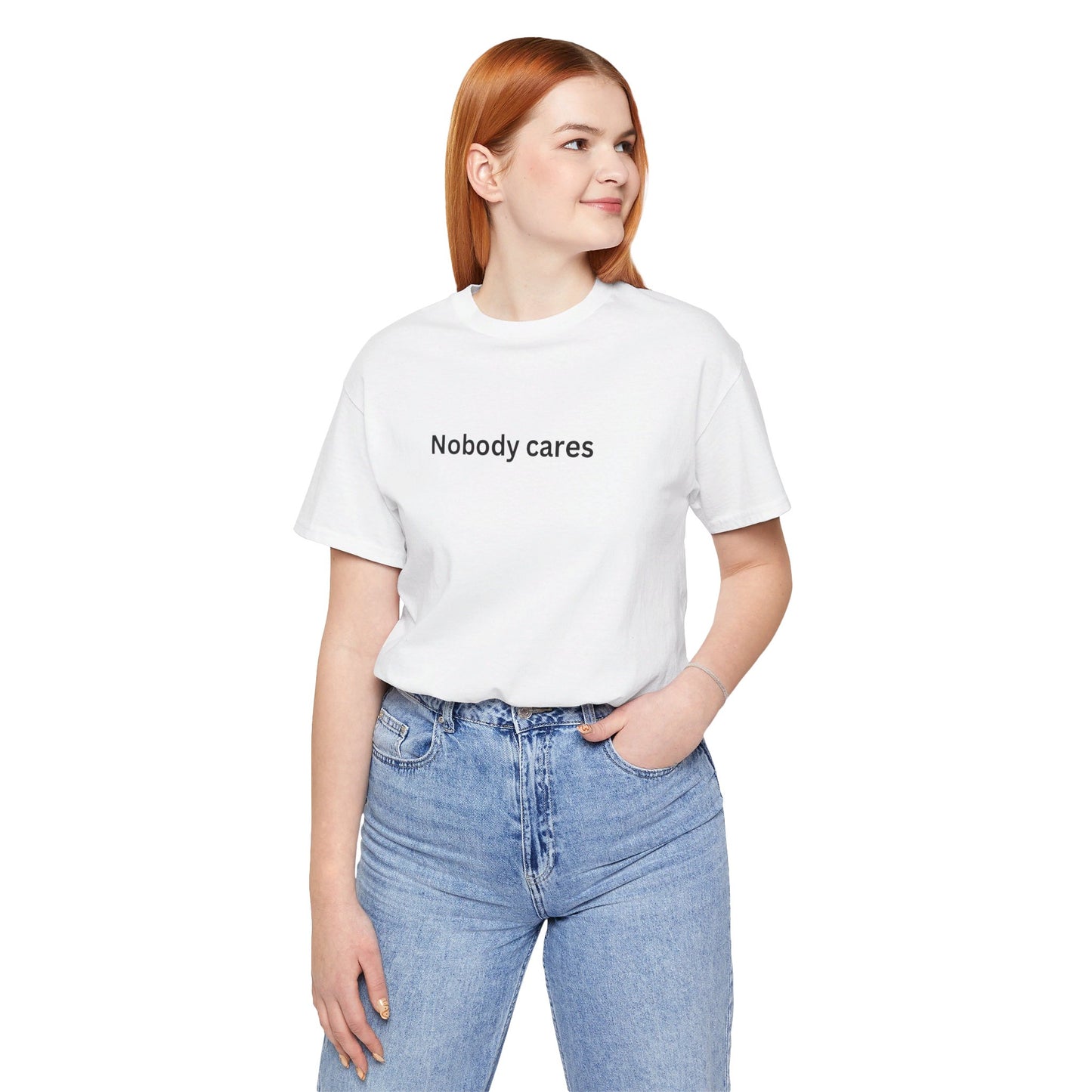 Nobody Cares Unisex Tri-Blend Crew Tee