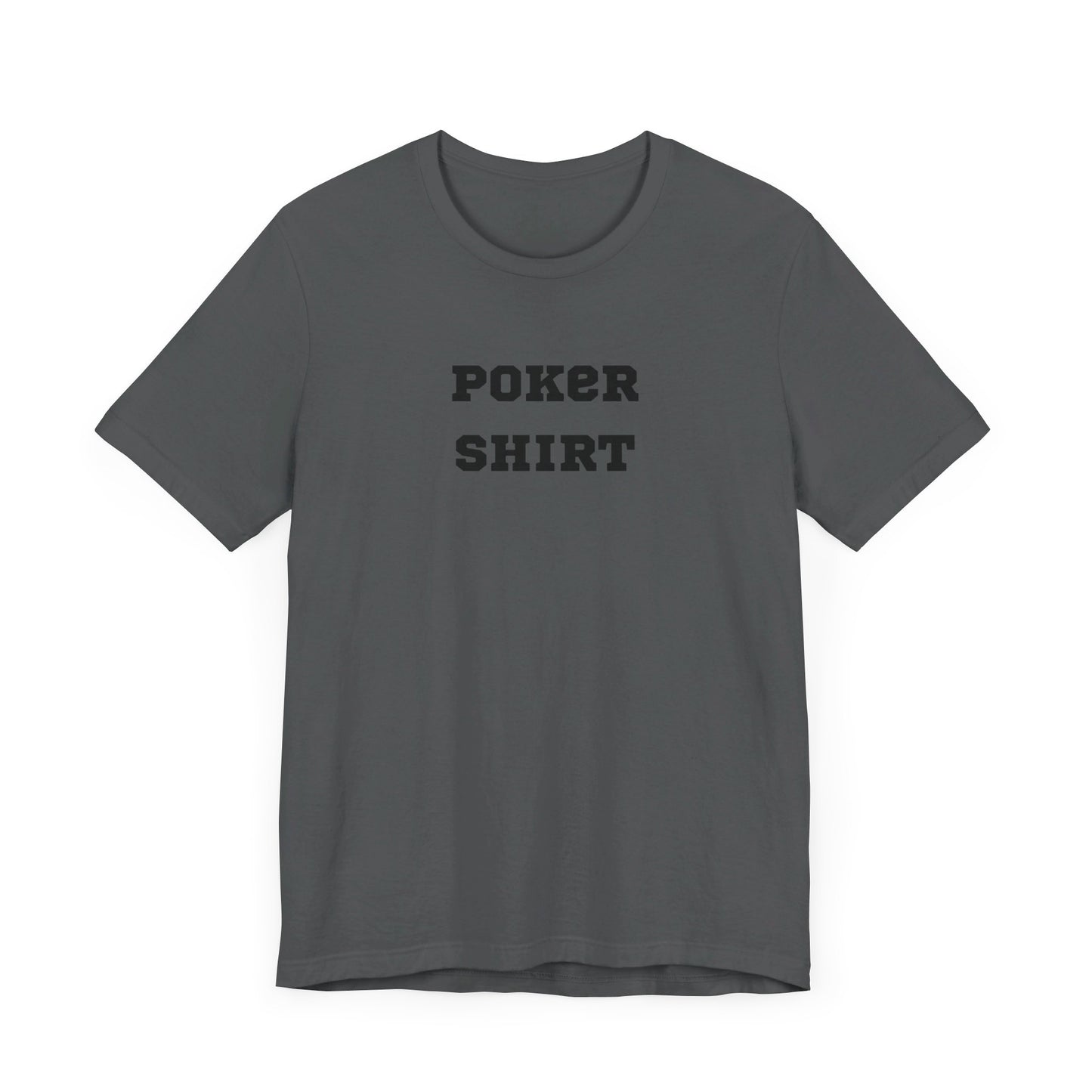 Poker Shirt Unisex Tri-Blend Crew Tee