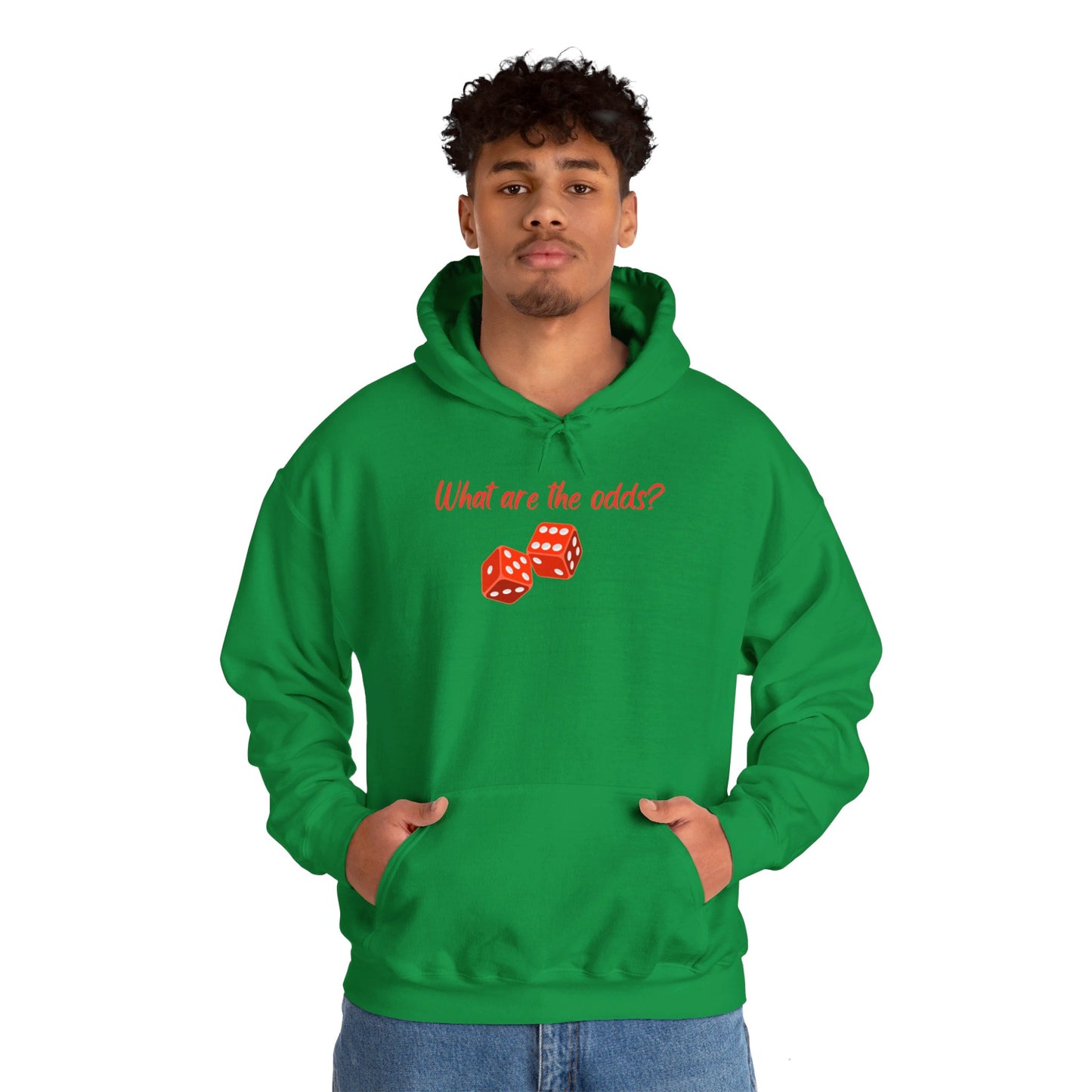 What are the Odds with Dice Unisex Heavy Blend™ Hooded Sweatshirt
