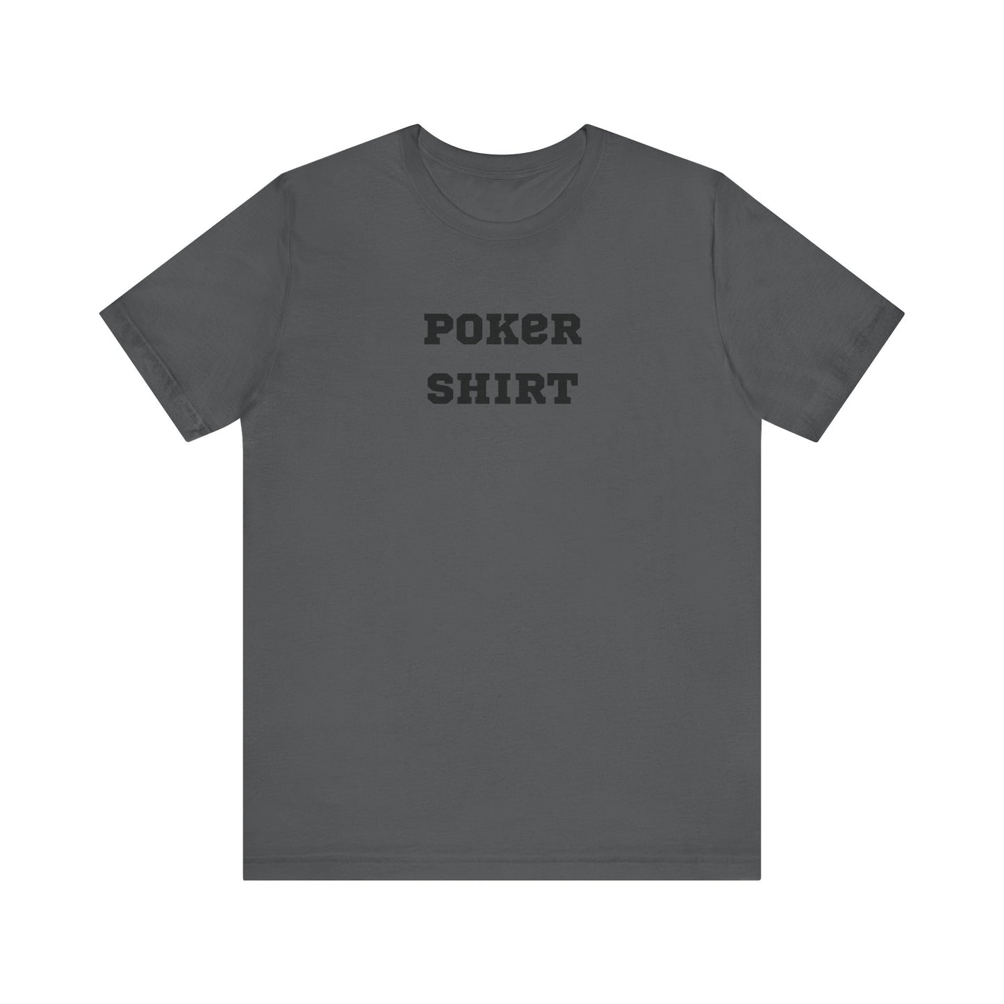 Poker Shirt Unisex Tri-Blend Crew Tee