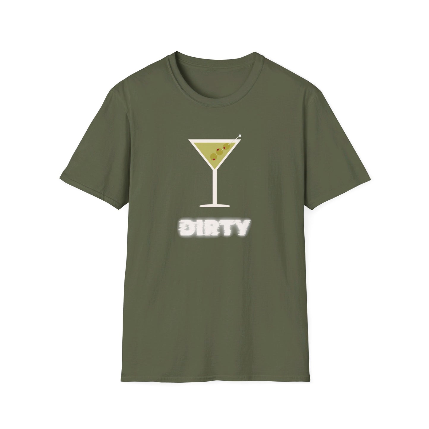 Dirty Martini Glass Unisex Softstyle T-Shirt