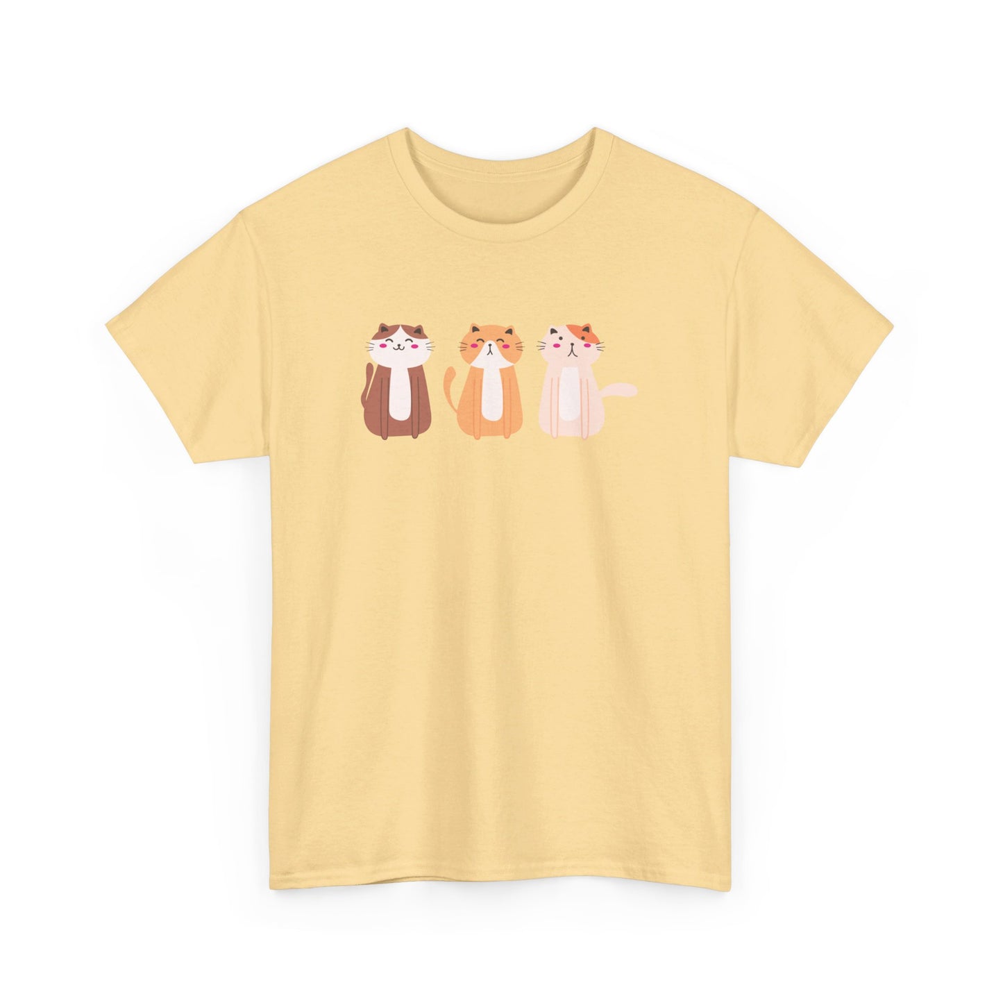 Three Kitties Unisex Heavy Cotton Tee