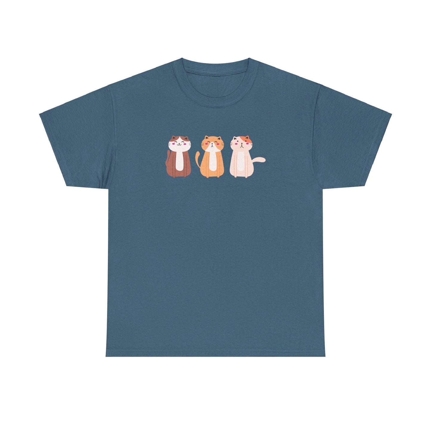 Three Kitties Unisex Heavy Cotton Tee
