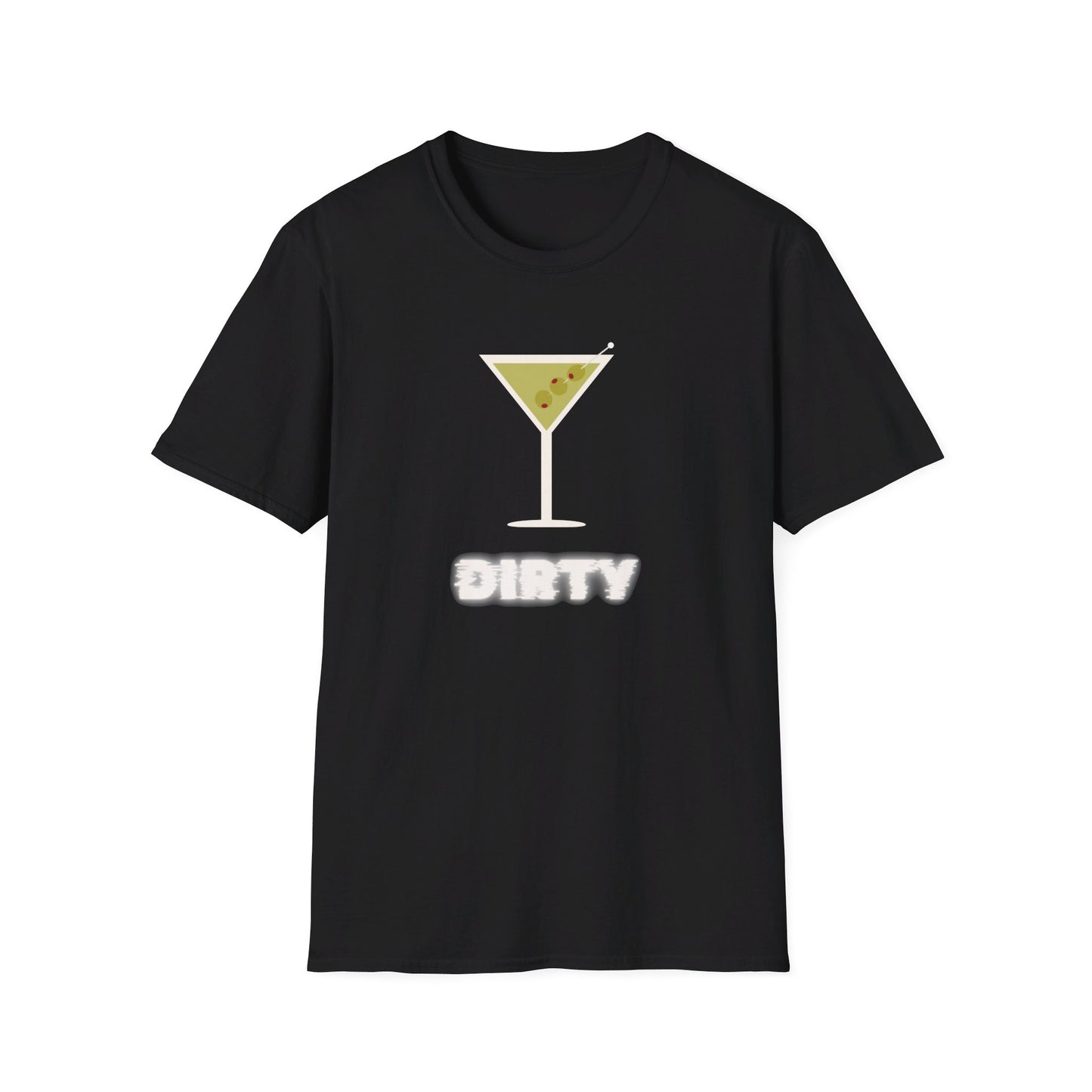 Dirty Martini Glass Unisex Softstyle T-Shirt