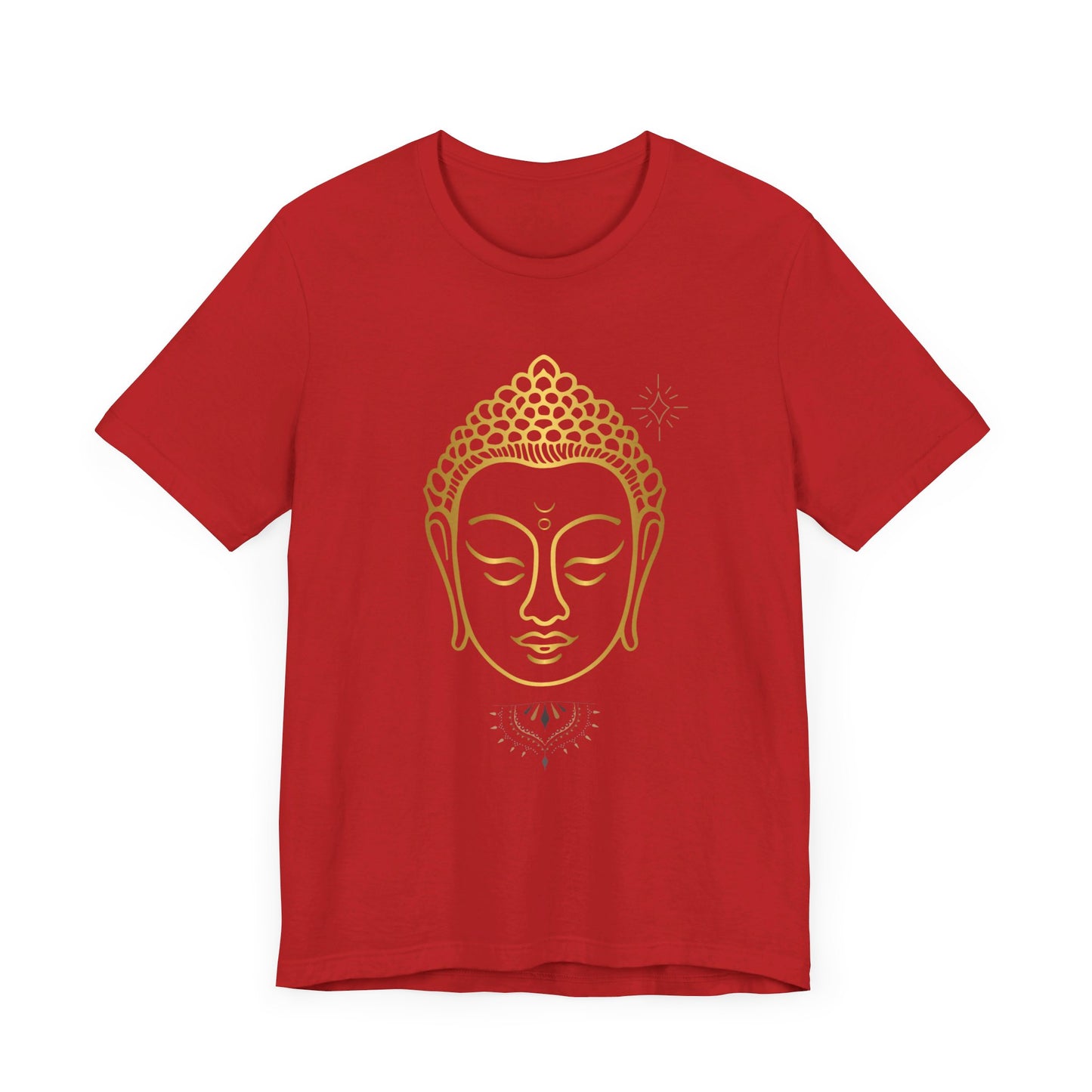 Buddha Head Unisex Jersey Short Sleeve Tee