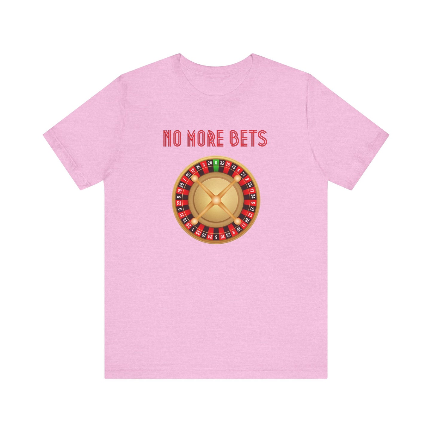 No More Bets Roulette Wheel Unisex Tri-Blend Crew Tee