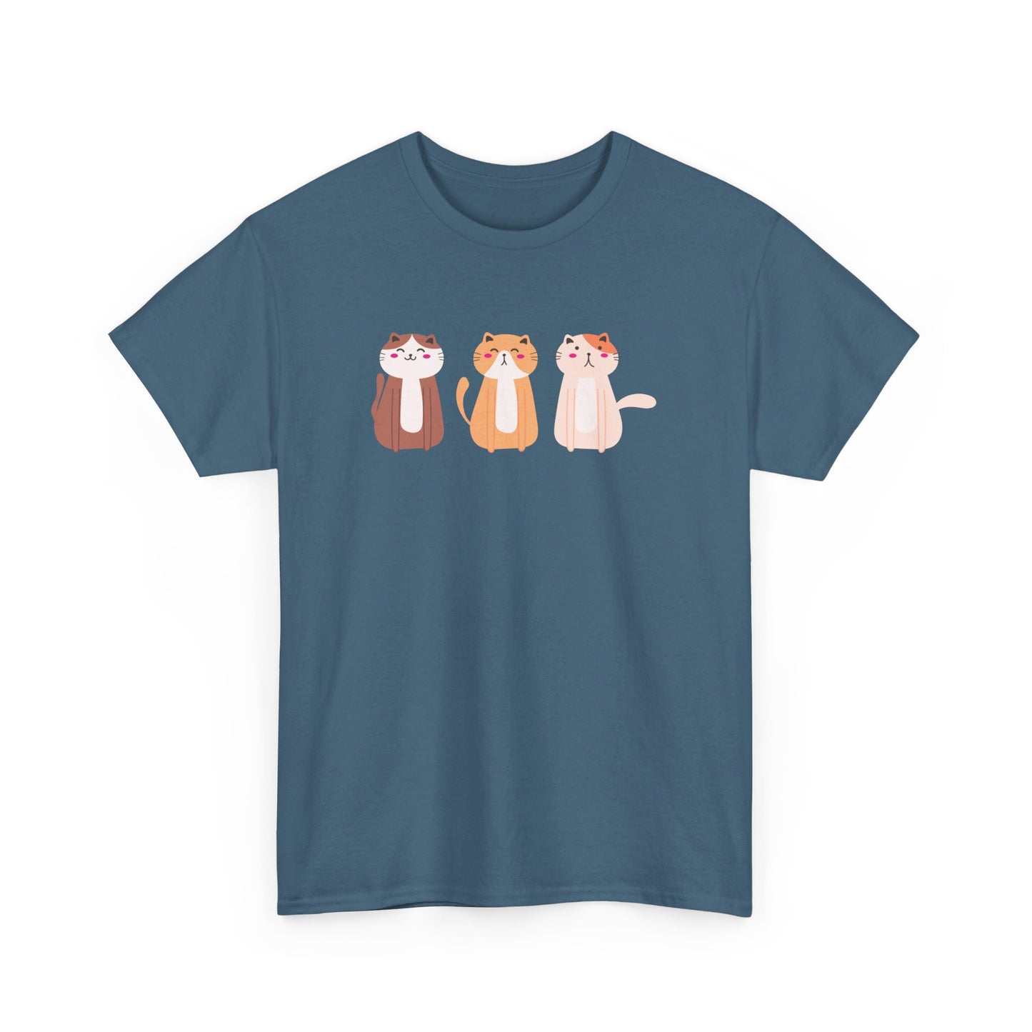 Three Kitties Unisex Heavy Cotton Tee