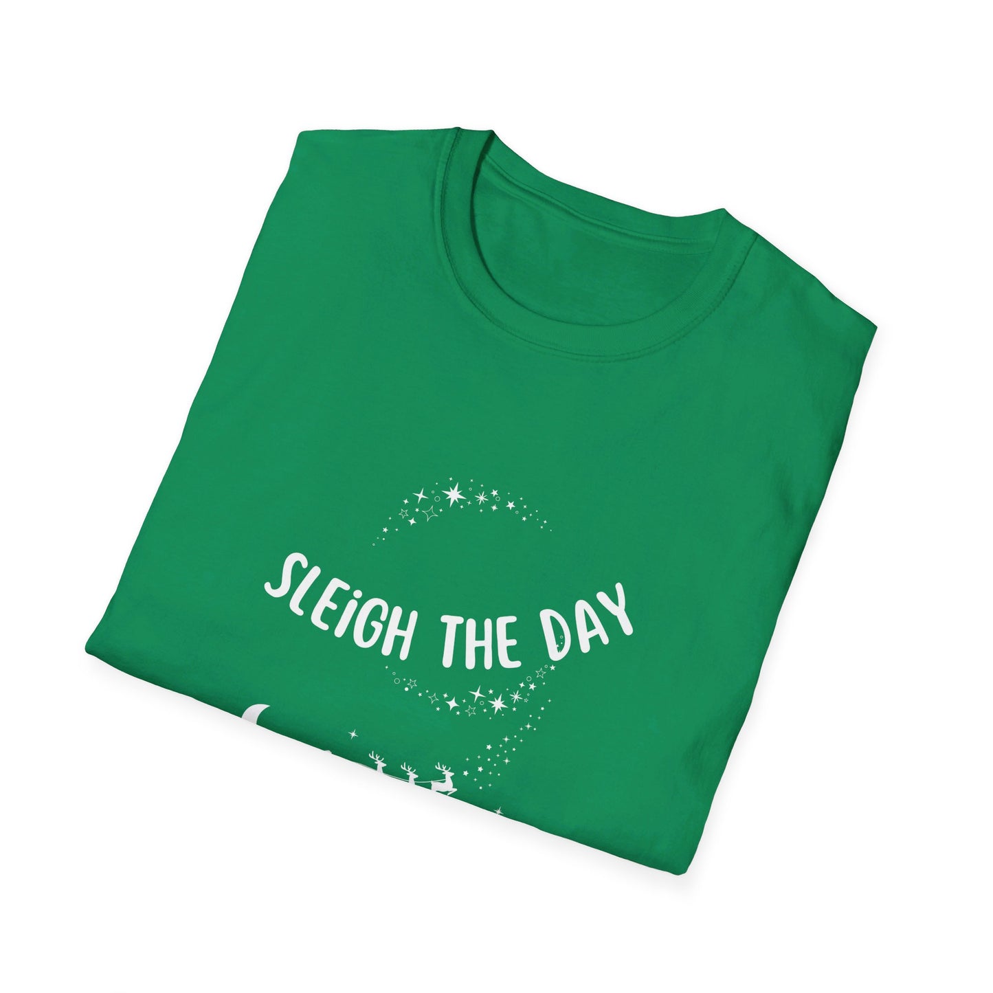 Christmas Sleigh the Day Unisex Softstyle T-Shirt